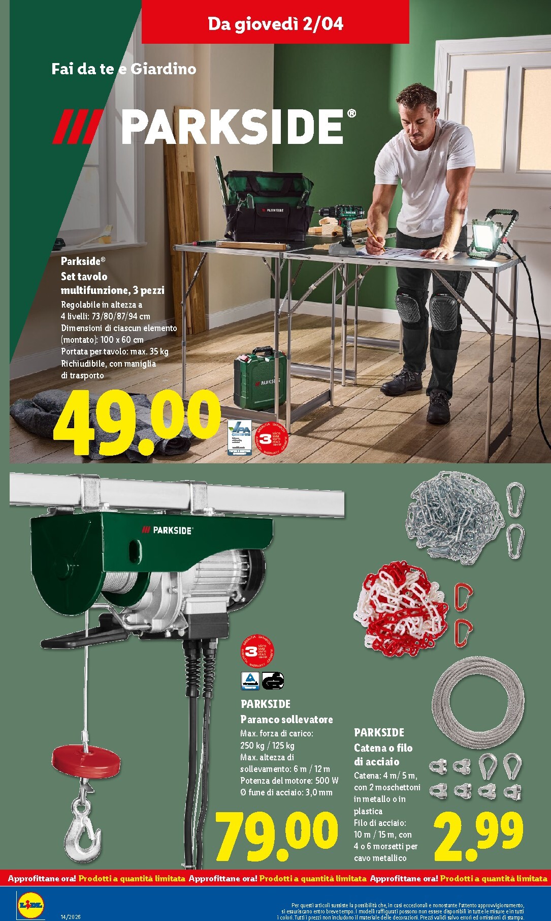 lidl - Volantino Lidl valido dal 30/03/2026 al 08/04/2026 - page: 44