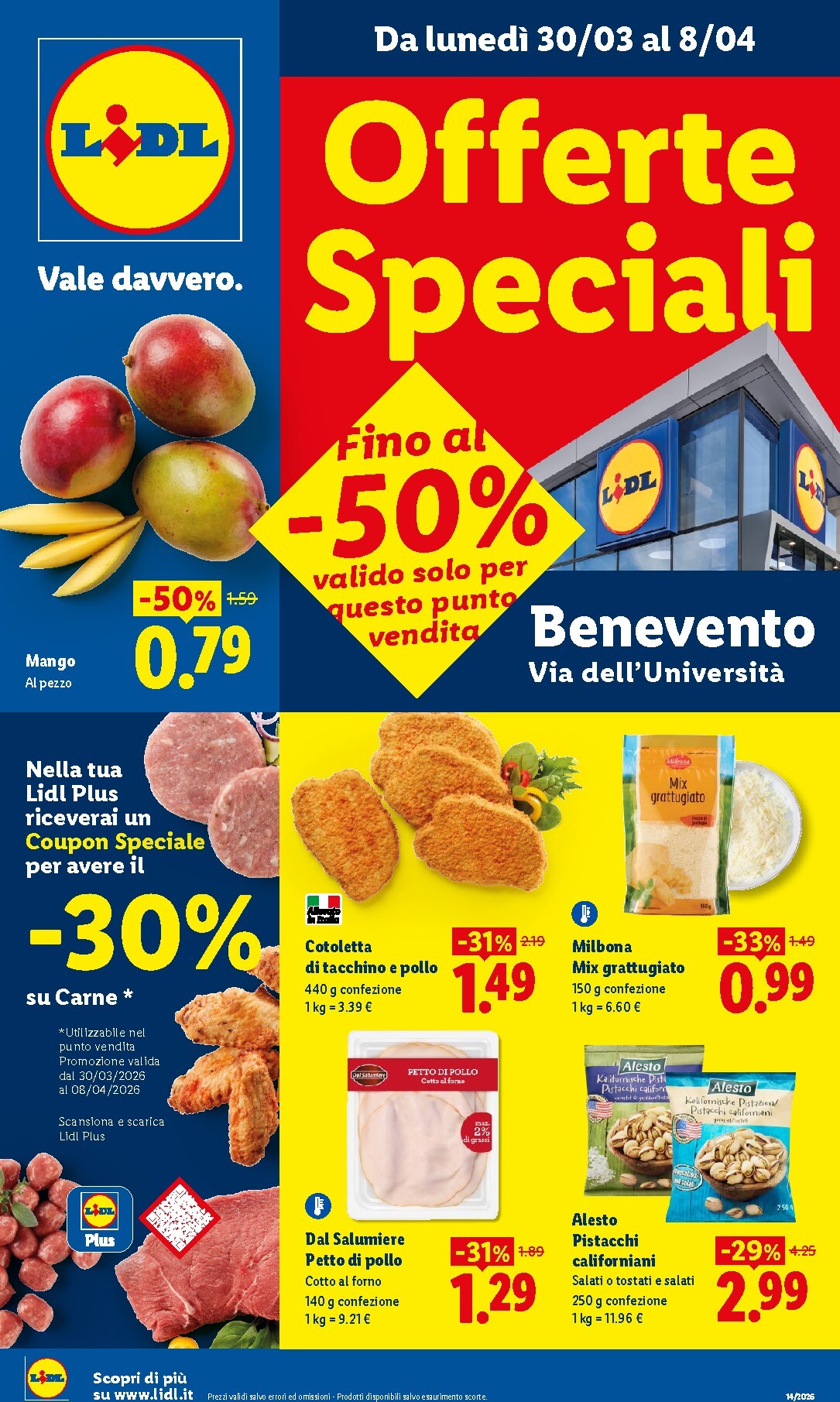 lidl - Volantino Lidl - Benevento valido dal 30/03/2026 al 08/04/2026