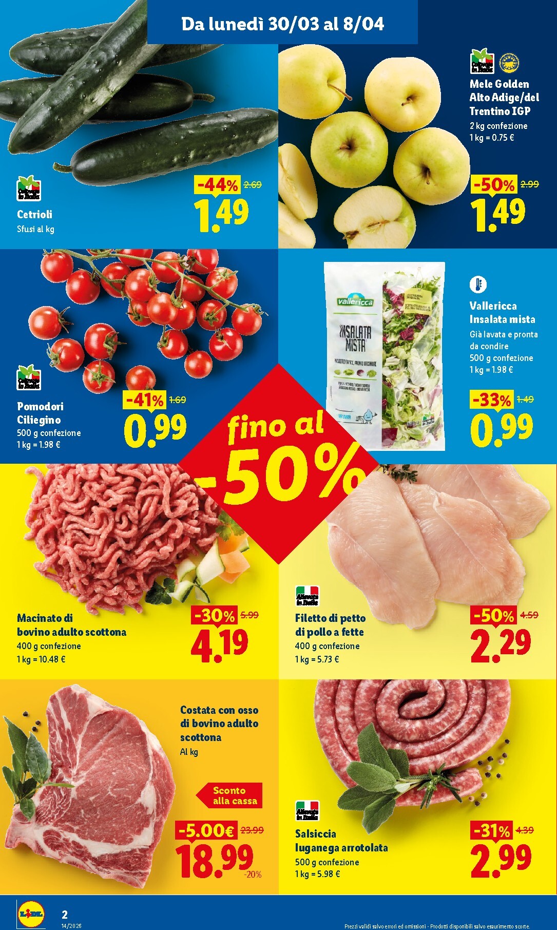 lidl - Volantino Lidl - Benevento valido dal 30/03/2026 al 08/04/2026 - page: 2