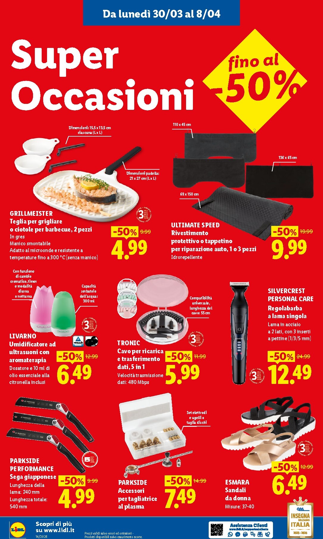 lidl - Volantino Lidl - Savigliano valido dal 30/03/2026 al 08/04/2026 - page: 4