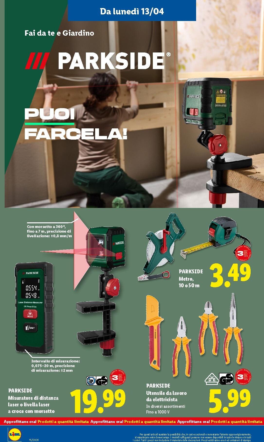 lidl - Volantino Lidl valido dal 09/04/2026 al 15/04/2026 - page: 39