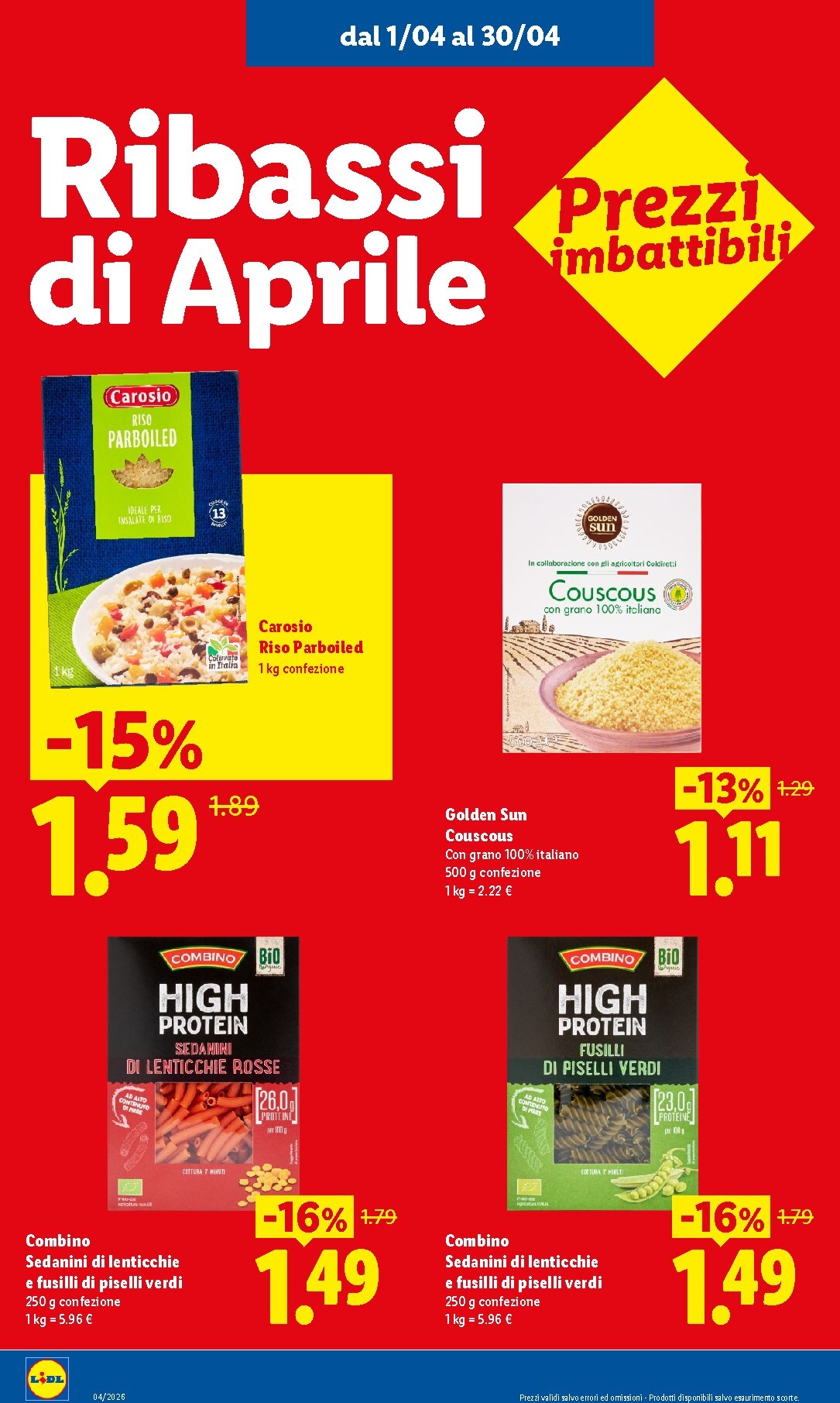 lidl - Volantino attuale di Lidl - Ribassati del mese valido dal mercoledì 01/04/2026 al giovedì 30/04/2026 - page: 6