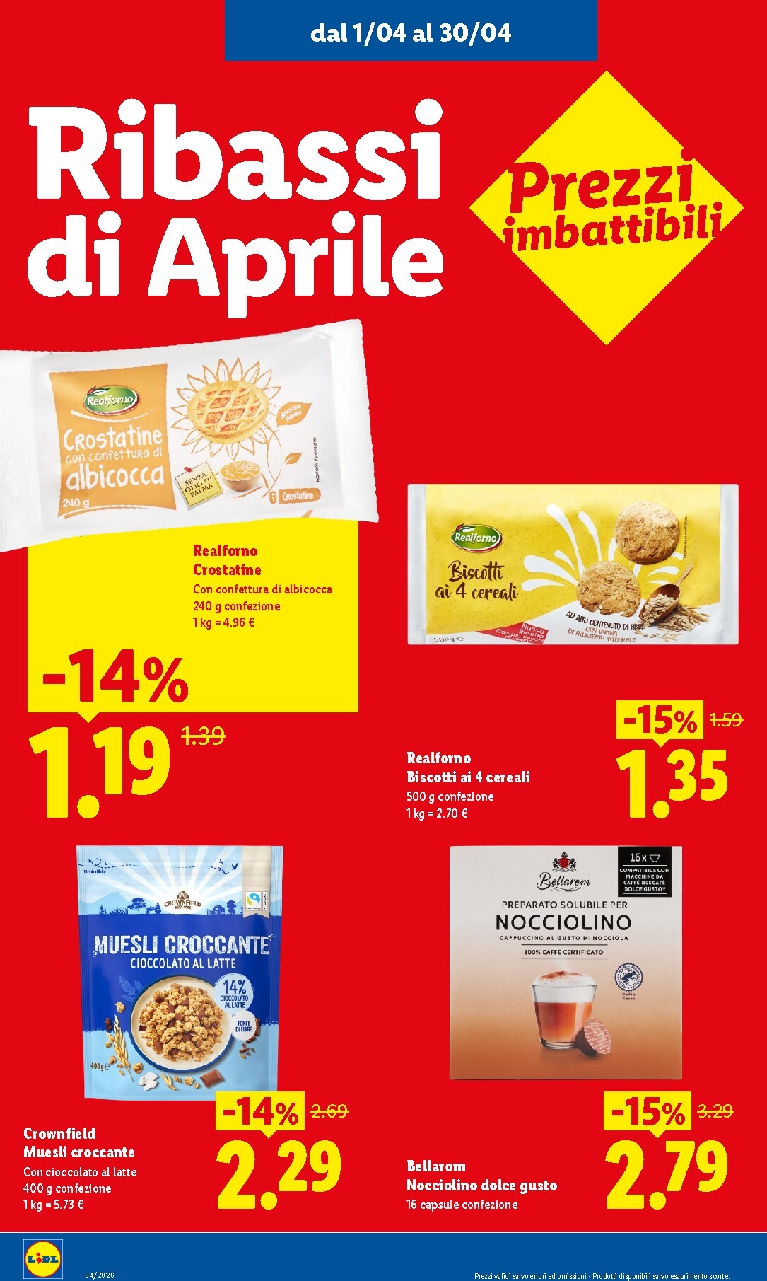 lidl - Volantino attuale di Lidl - Ribassati del mese valido dal mercoledì 01/04/2026 al giovedì 30/04/2026 - page: 8