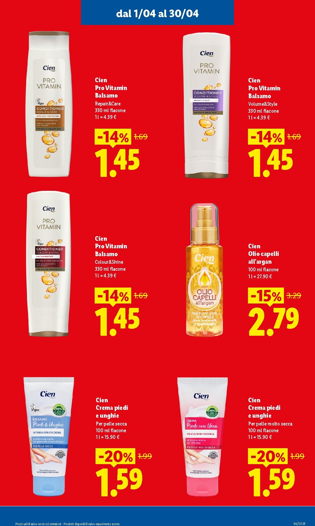 lidl - Volantino attuale di Lidl - Ribassati del mese valido dal mercoledì 01/04/2026 al giovedì 30/04/2026 - page: 11