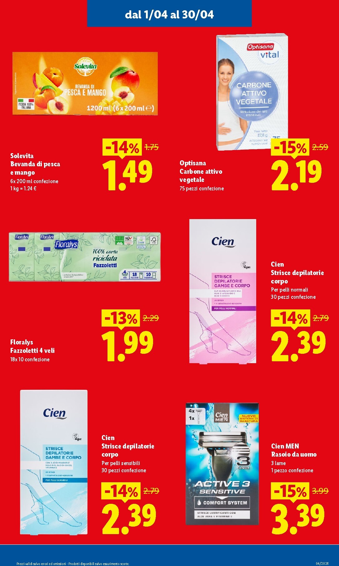 lidl - Volantino attuale di Lidl - Ribassati del mese valido dal mercoledì 01/04/2026 al giovedì 30/04/2026 - page: 9