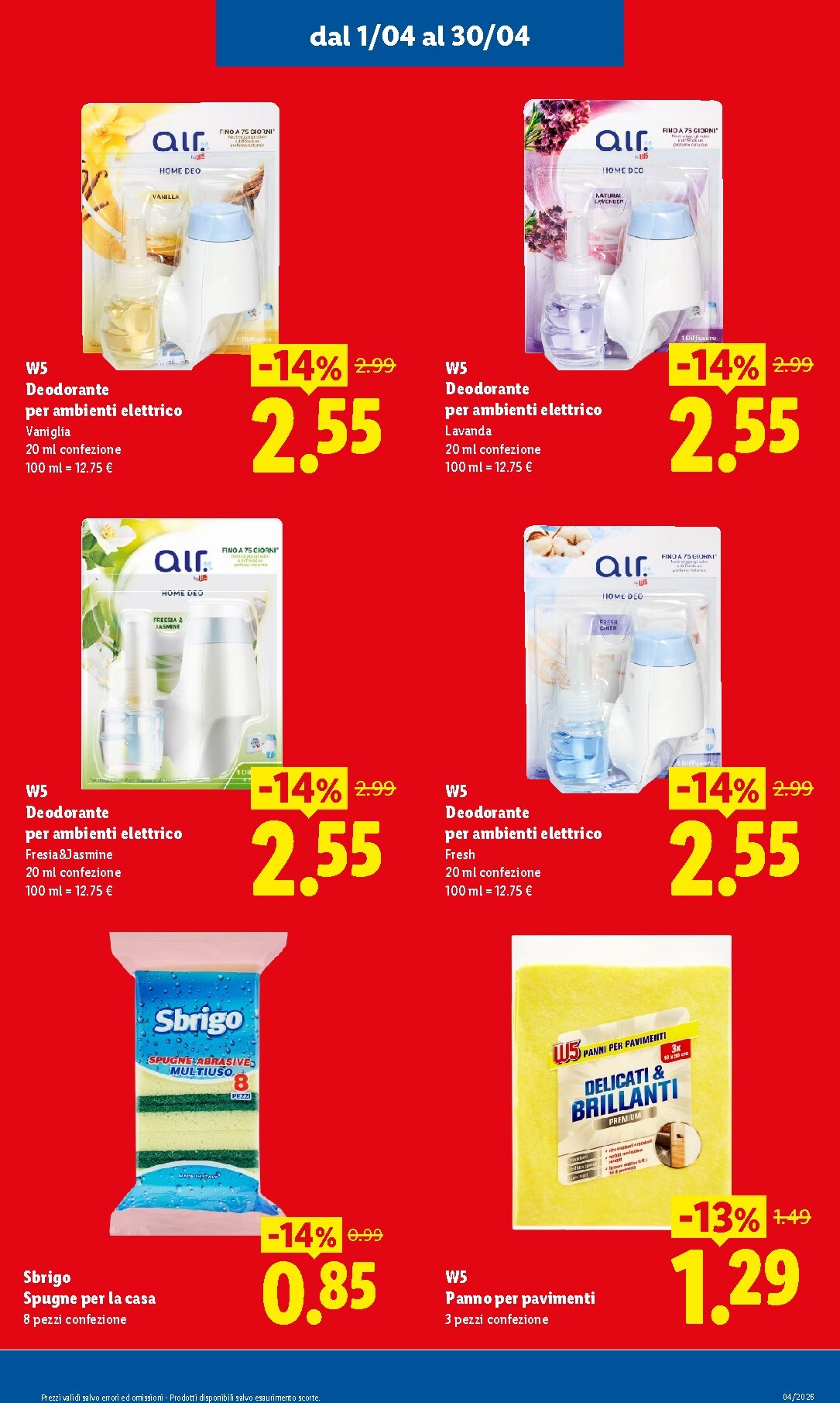 lidl - Volantino attuale di Lidl - Ribassati del mese valido dal mercoledì 01/04/2026 al giovedì 30/04/2026 - page: 15