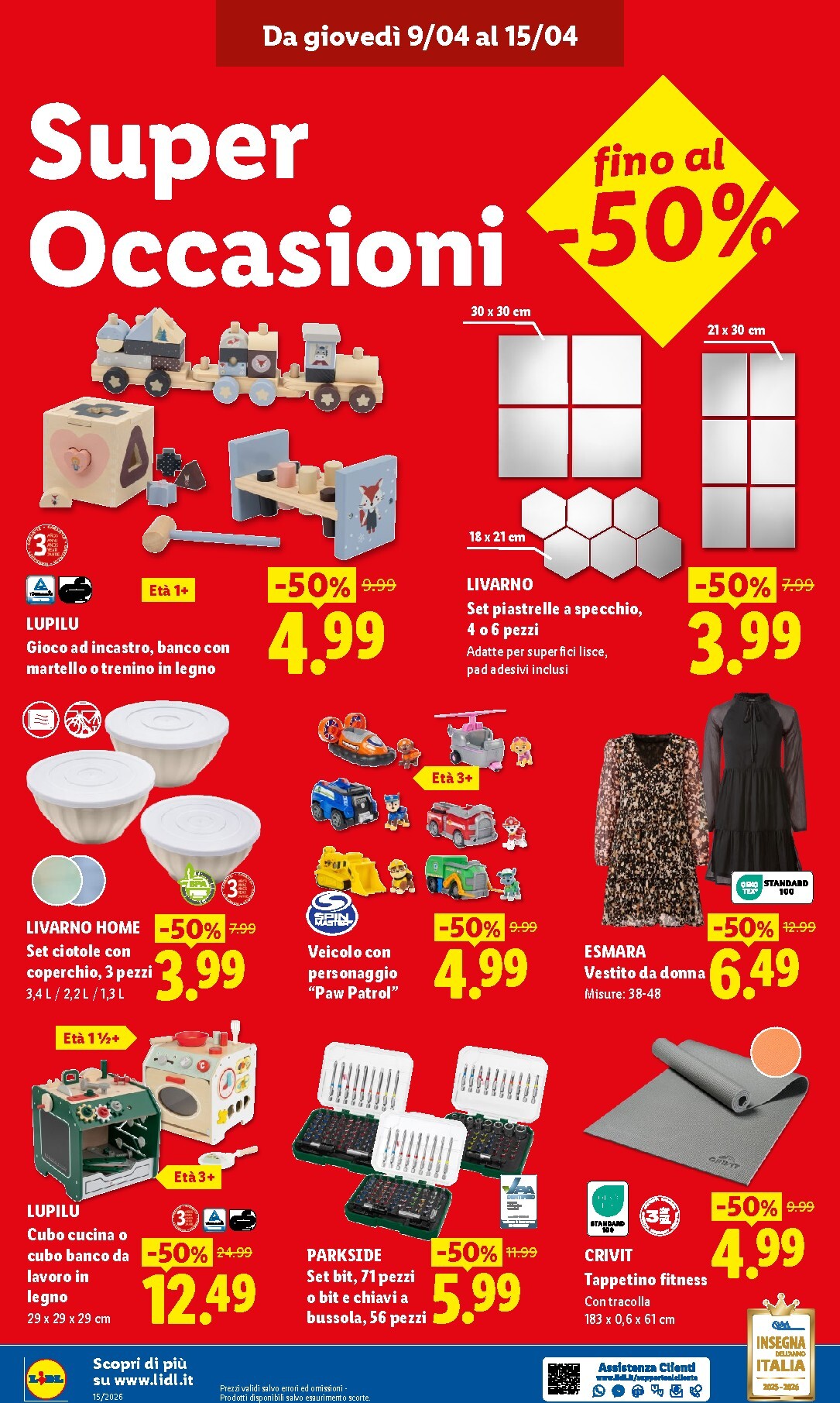 lidl - Volantino attuale di Lidl - Prato valido dal giovedì 09/04/2026 al mercoledì 15/04/2026 - page: 4