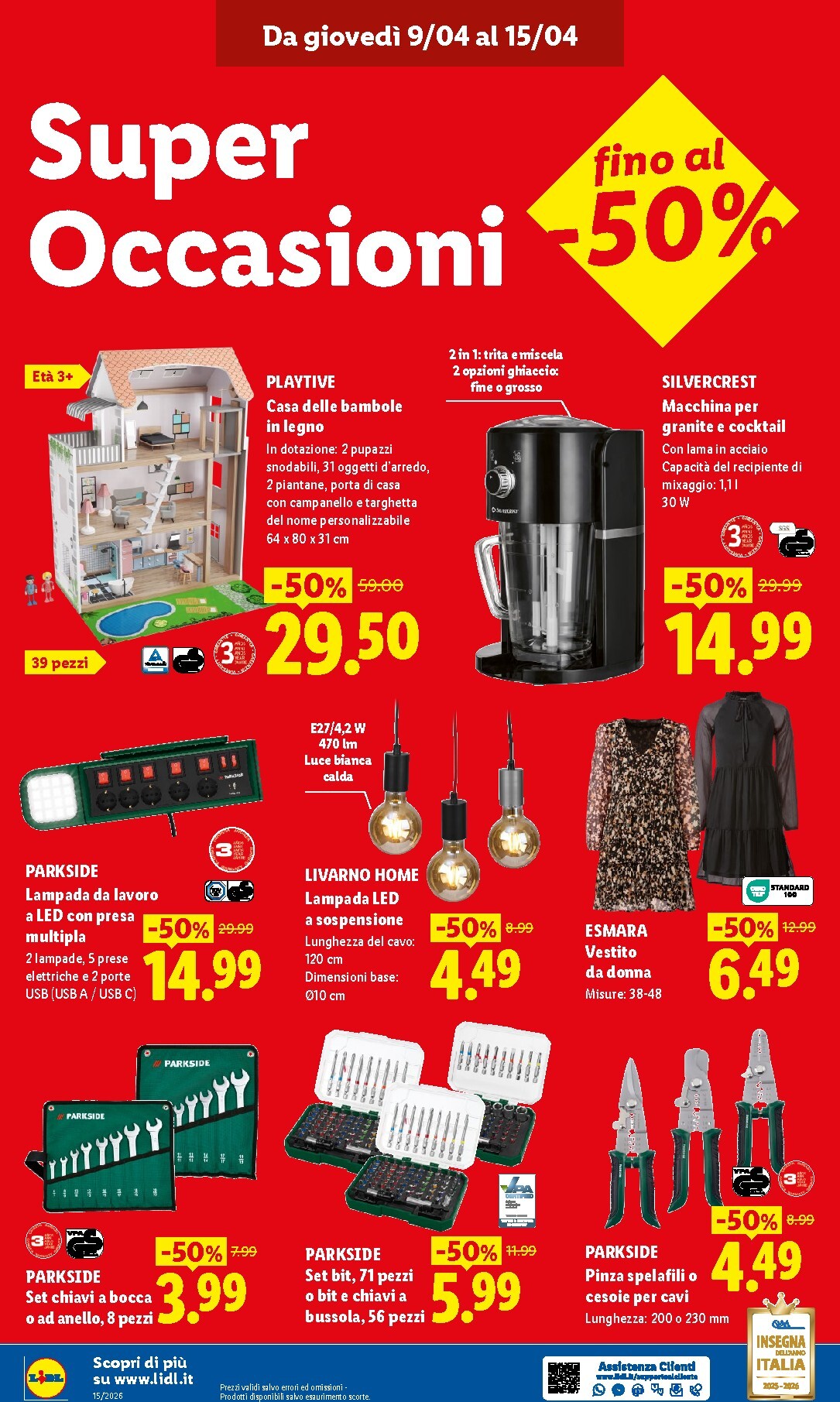 lidl - Volantino attuale di Lidl - Siracusa valido dal giovedì 09/04/2026 al mercoledì 15/04/2026 - page: 4