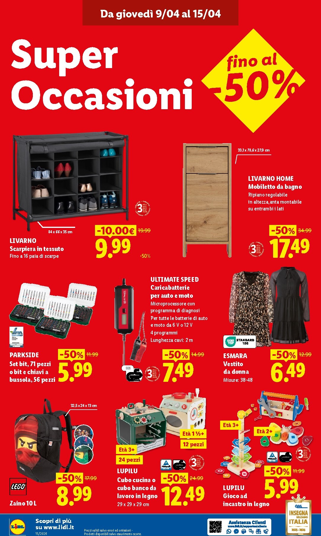 lidl - Volantino attuale di Lidl - Trescore Balneario valido dal giovedì 09/04/2026 al mercoledì 15/04/2026 - page: 4