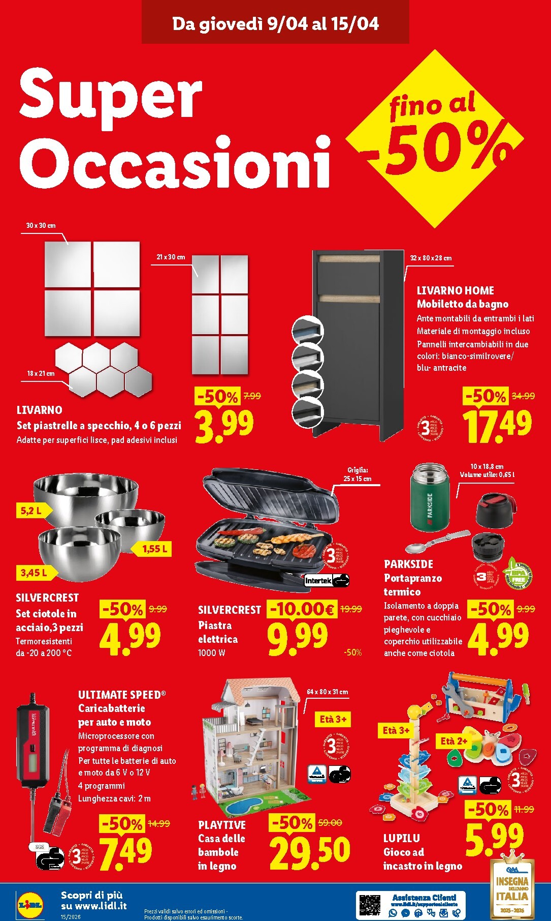 lidl - Volantino attuale di Lidl - Abano Terme valido dal giovedì 09/04/2026 al mercoledì 15/04/2026 - page: 4