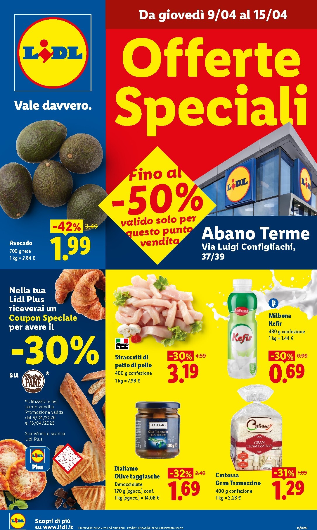 lidl - Volantino attuale di Lidl - Abano Terme valido dal giovedì 09/04/2026 al mercoledì 15/04/2026