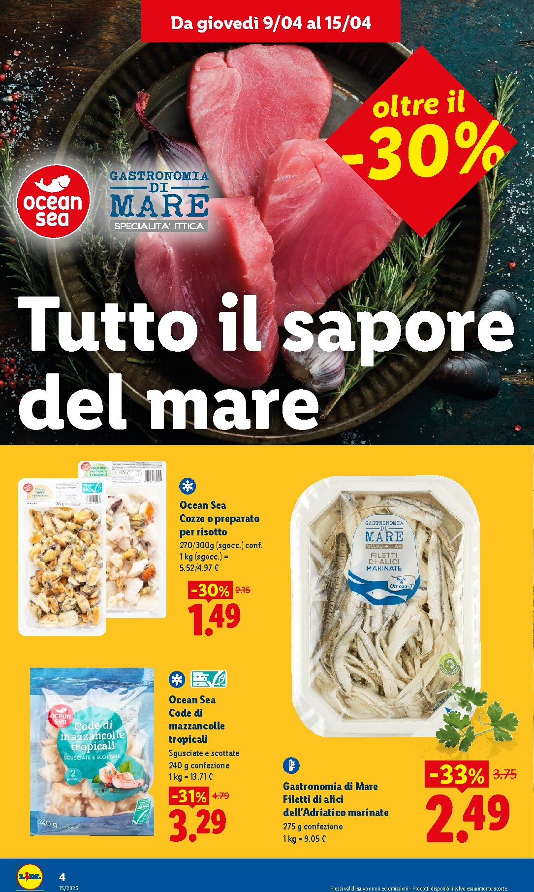 lidl - Volantino attuale di Lidl - Palermo valido dal giovedì 09/04/2026 al mercoledì 15/04/2026 - page: 4