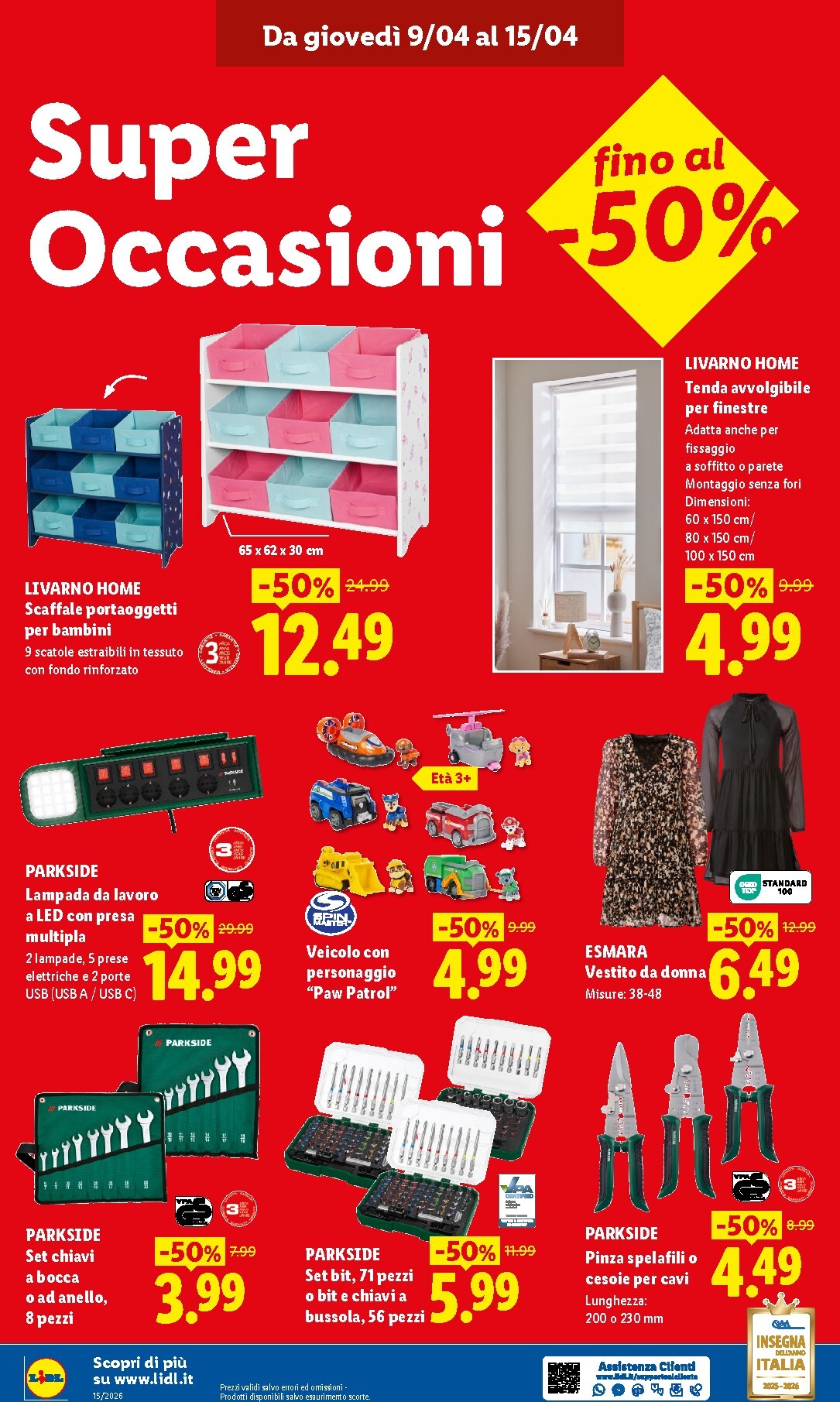 lidl - Volantino attuale di Lidl - Benevento valido dal giovedì 09/04/2026 al mercoledì 15/04/2026 - page: 4
