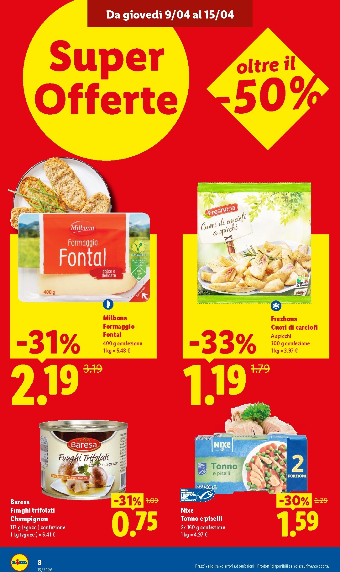 lidl - Volantino attuale di Lidl - Fermo valido dal giovedì 09/04/2026 al mercoledì 15/04/2026 - page: 8