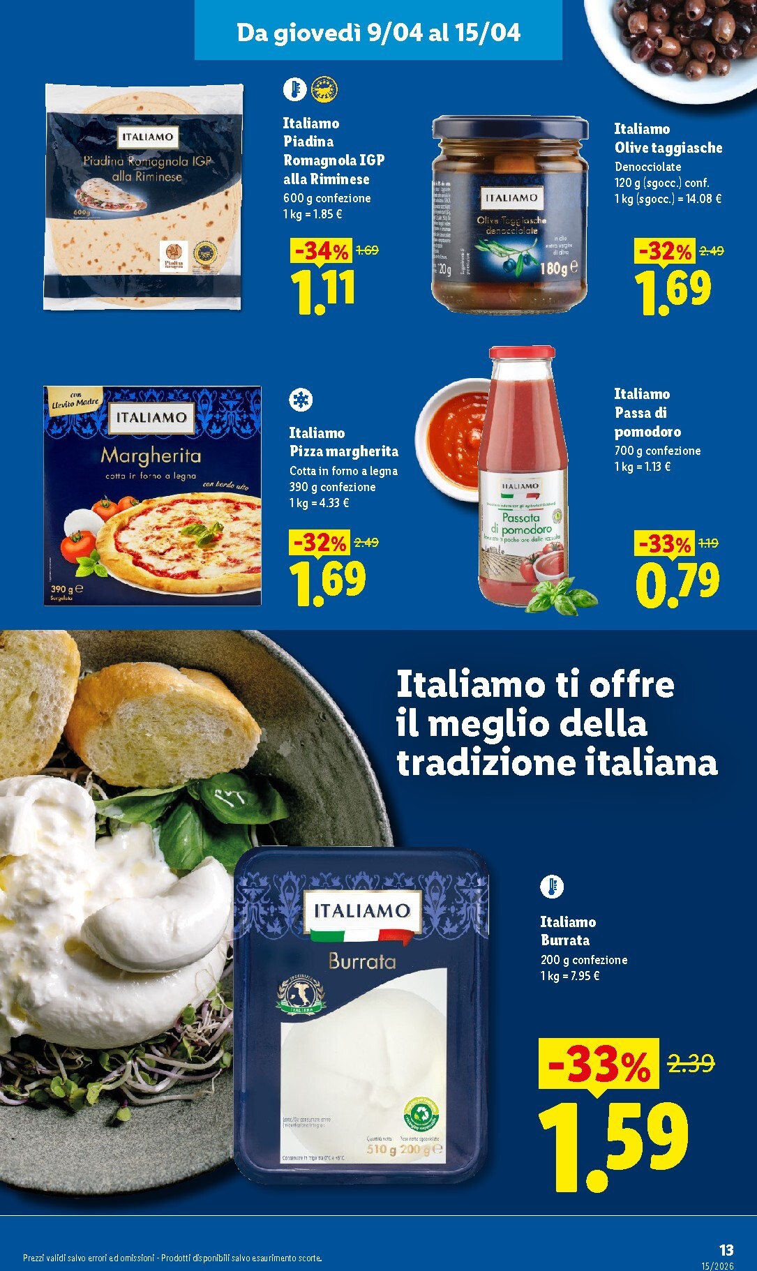 lidl - Volantino attuale di Lidl - Fermo valido dal giovedì 09/04/2026 al mercoledì 15/04/2026 - page: 13