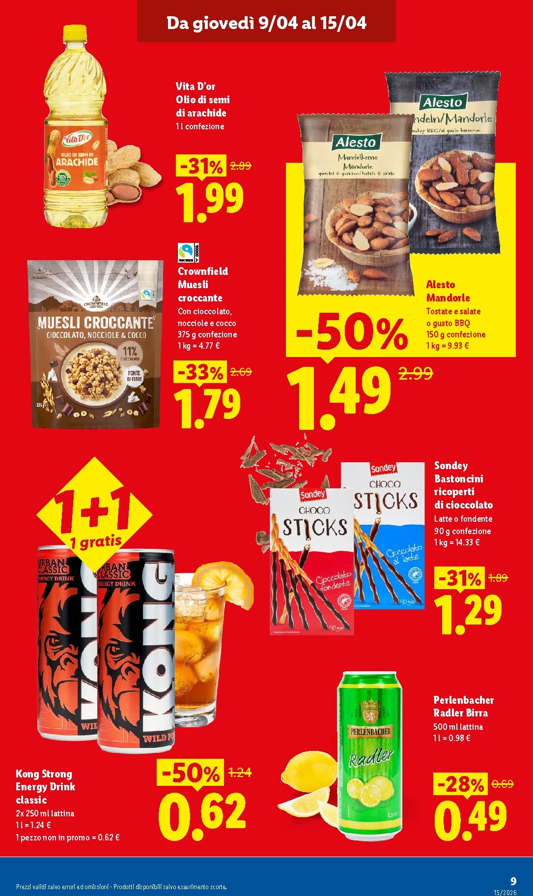 lidl - Volantino attuale di Lidl - Fermo valido dal giovedì 09/04/2026 al mercoledì 15/04/2026 - page: 9