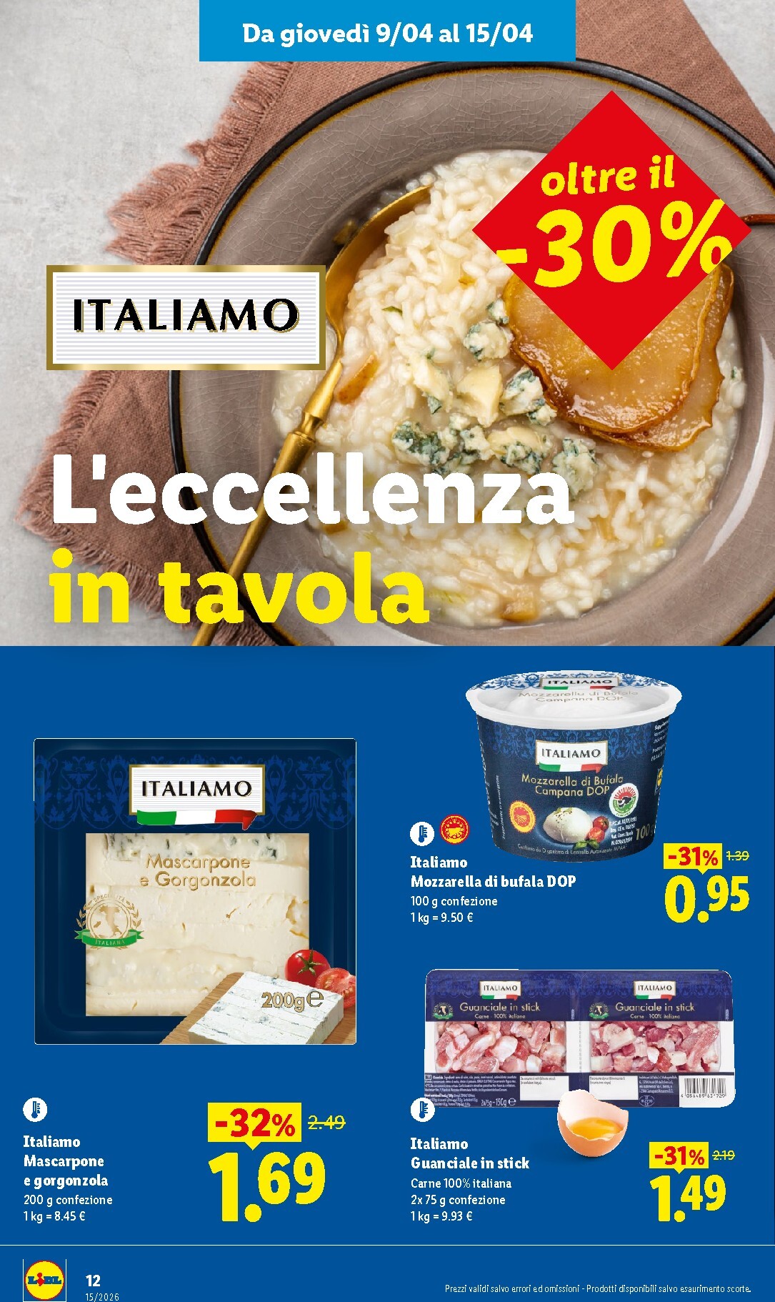 lidl - Volantino attuale di Lidl - Fermo valido dal giovedì 09/04/2026 al mercoledì 15/04/2026 - page: 12
