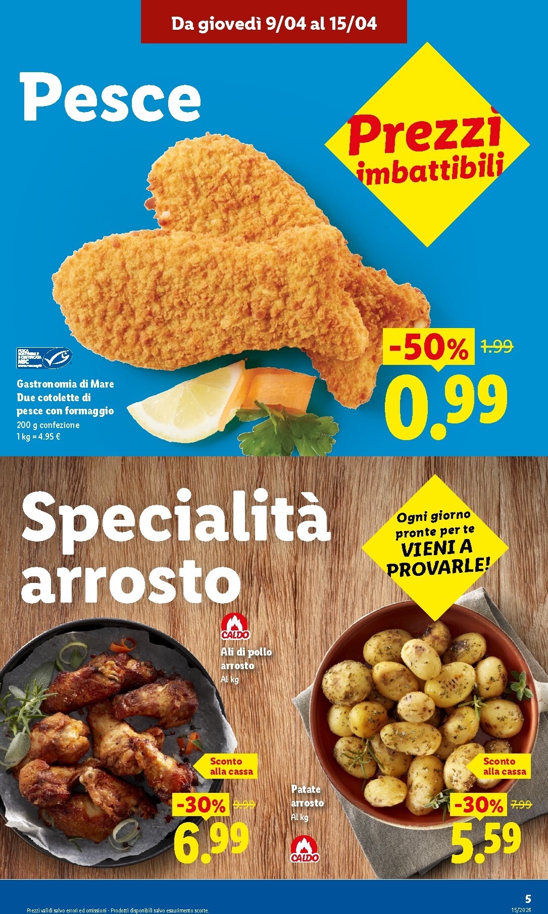 lidl - Volantino attuale di Lidl - Fermo valido dal giovedì 09/04/2026 al mercoledì 15/04/2026 - page: 5