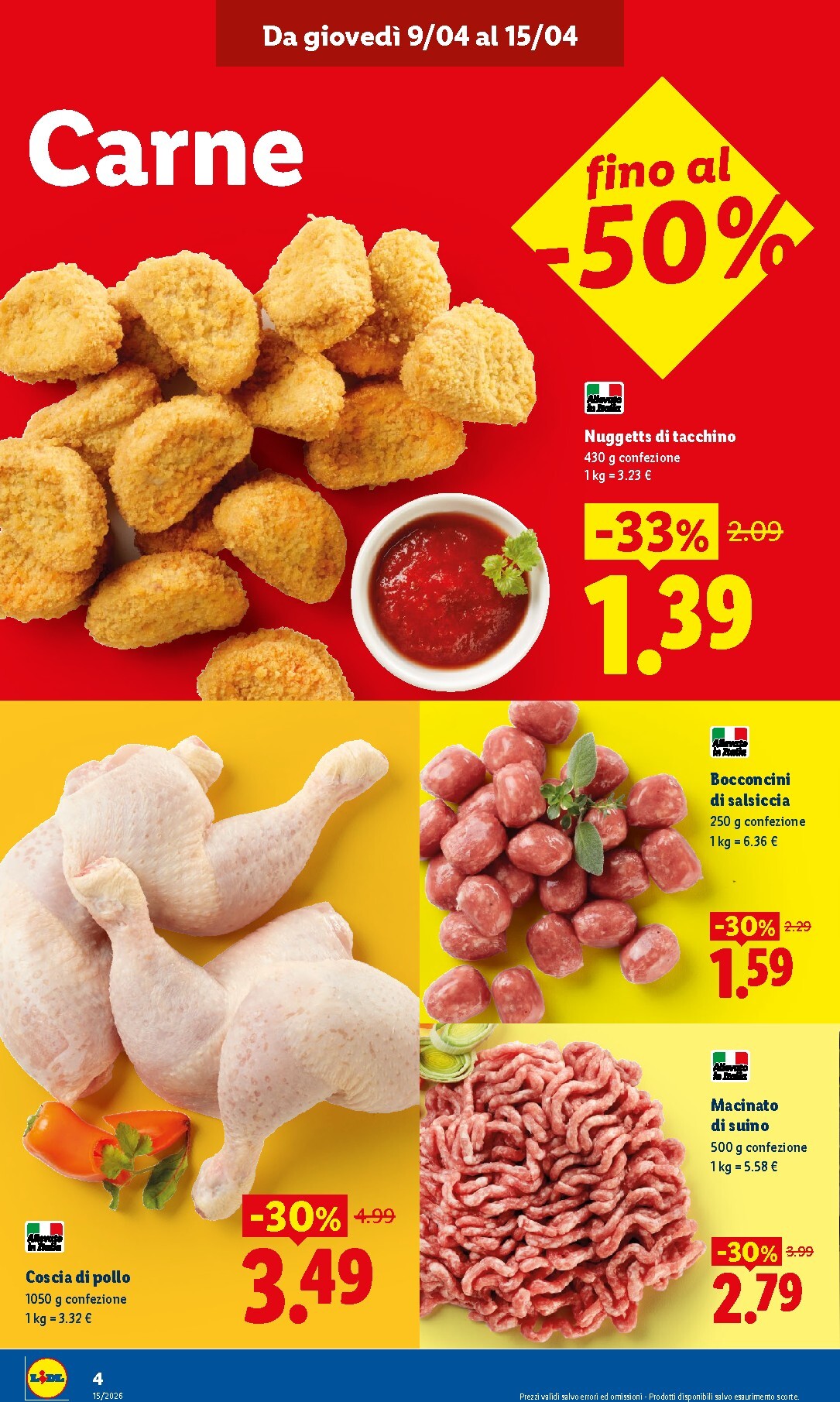 lidl - Volantino attuale di Lidl - Fermo valido dal giovedì 09/04/2026 al mercoledì 15/04/2026 - page: 4
