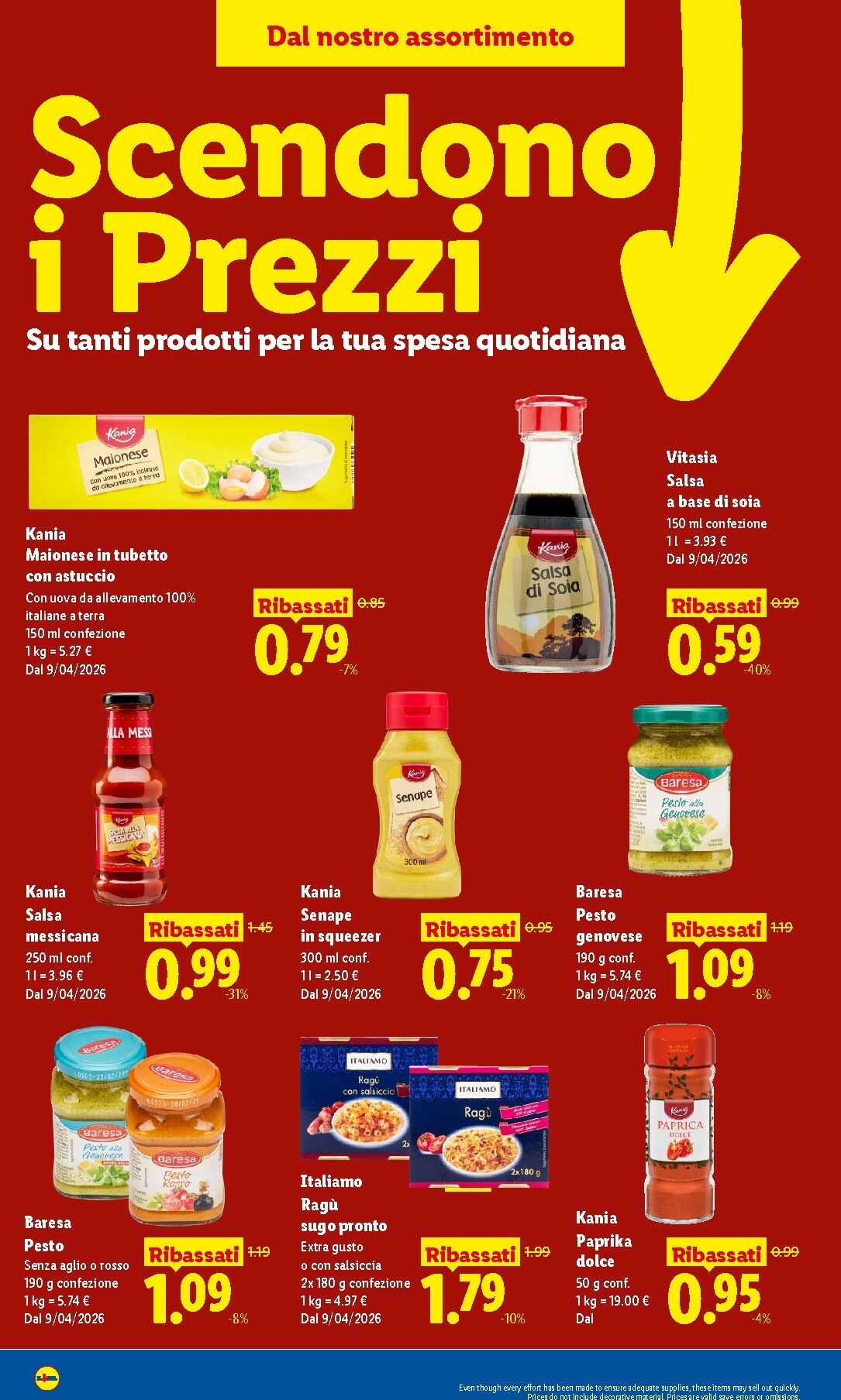 lidl - Volantino attuale di Lidl - Scendono i Prezzi valido dal giovedì 09/04/2026 al mercoledì 27/05/2026 - page: 2