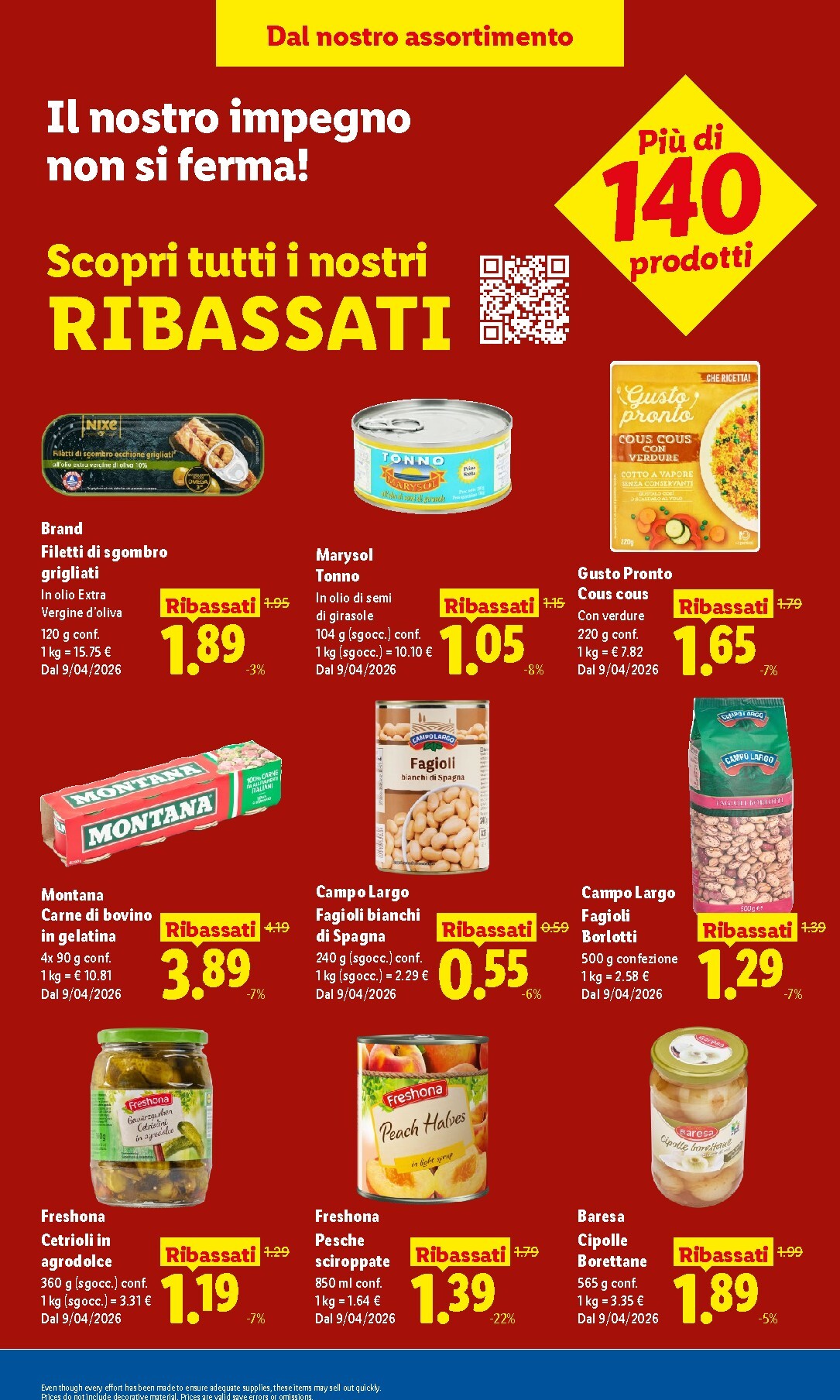 lidl - Volantino attuale di Lidl - Scendono i Prezzi valido dal giovedì 09/04/2026 al mercoledì 27/05/2026 - page: 5