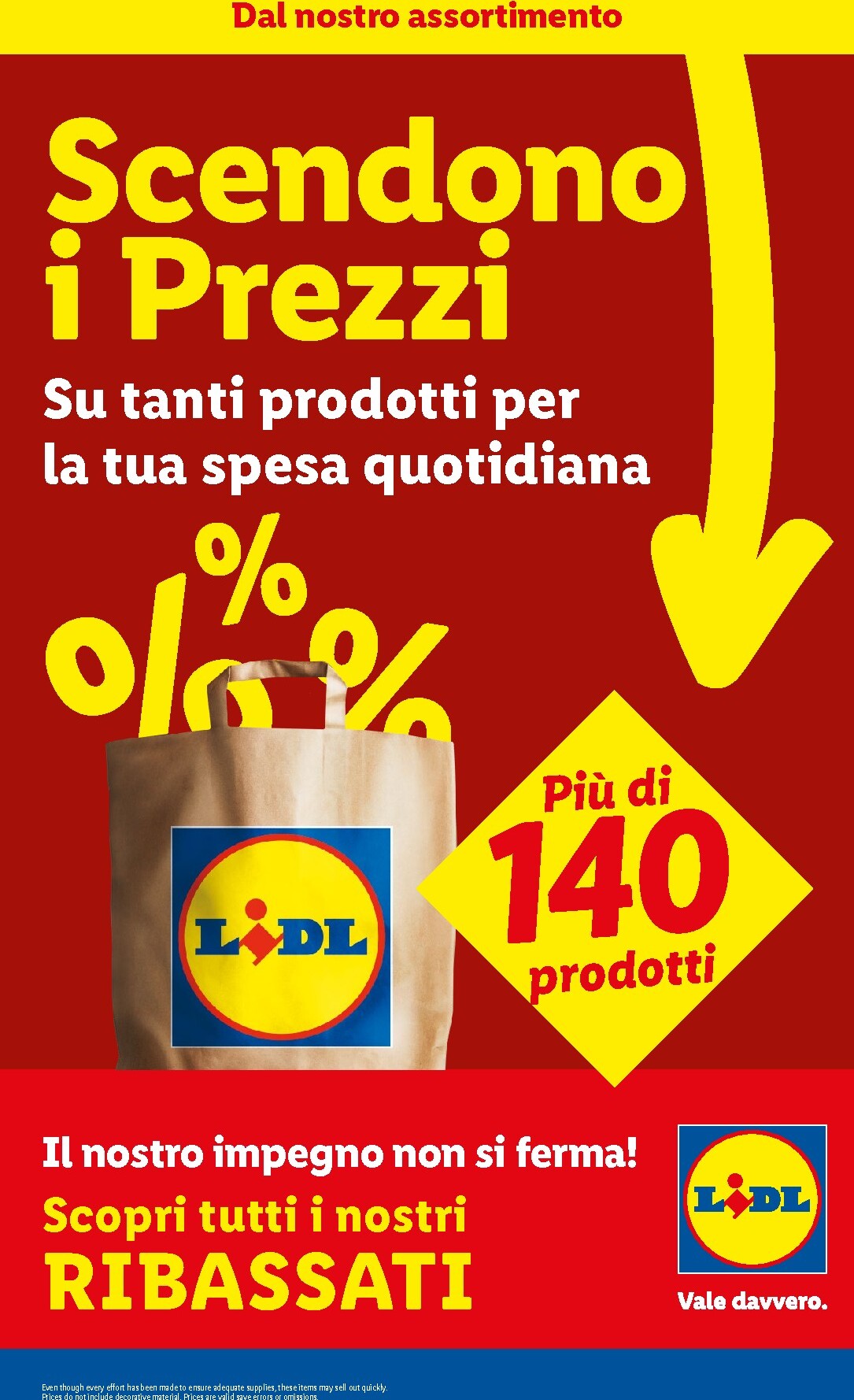 lidl - Volantino attuale di Lidl - Scendono i Prezzi valido dal giovedì 09/04/2026 al mercoledì 27/05/2026 - page: 1