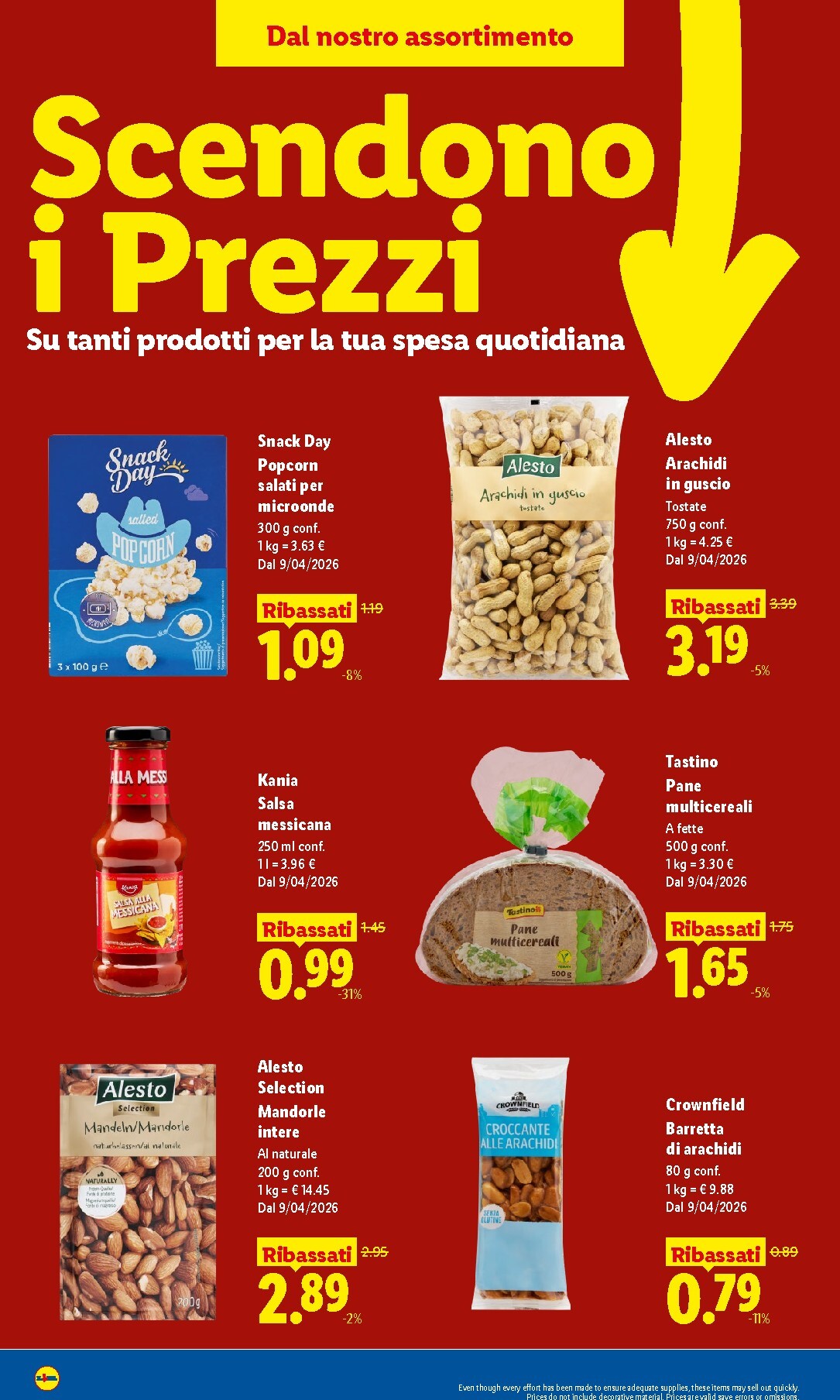 lidl - Volantino attuale di Lidl - Scendono i Prezzi valido dal giovedì 09/04/2026 al mercoledì 27/05/2026 - page: 6
