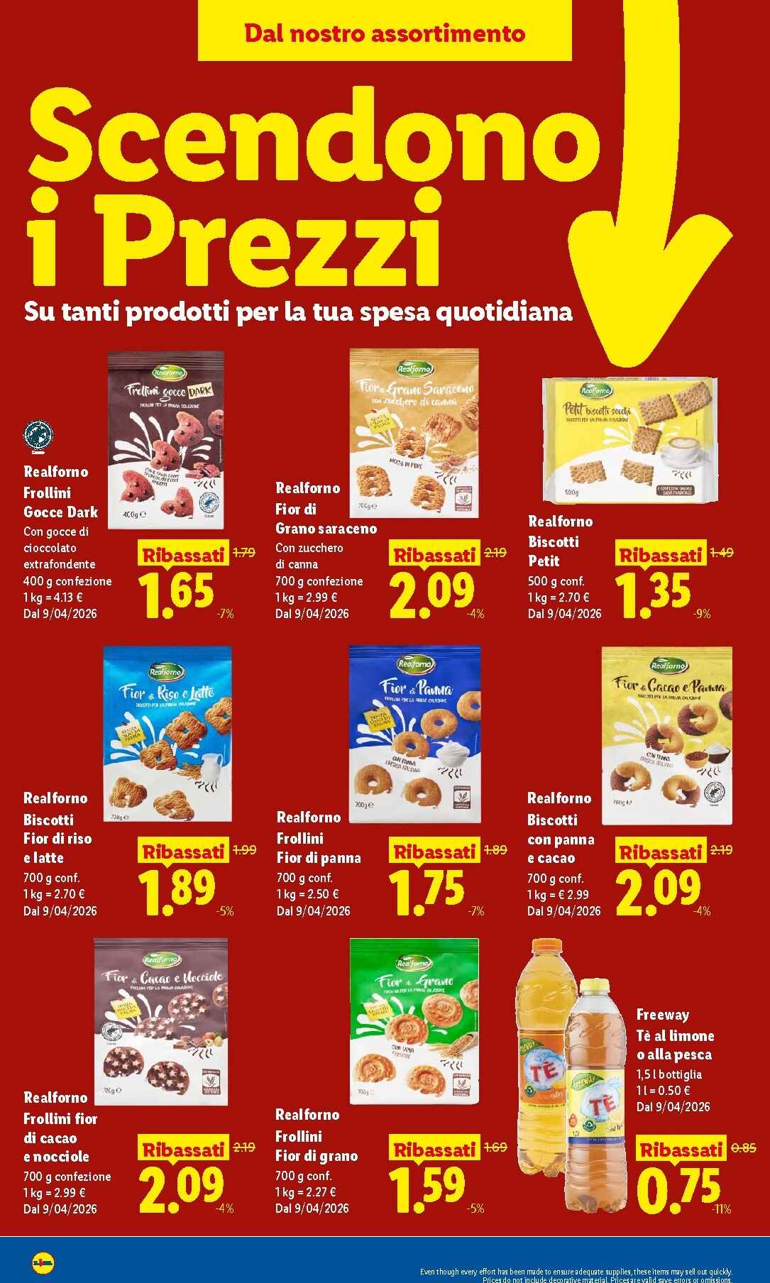 lidl - Volantino attuale di Lidl - Scendono i Prezzi valido dal giovedì 09/04/2026 al mercoledì 27/05/2026 - page: 10