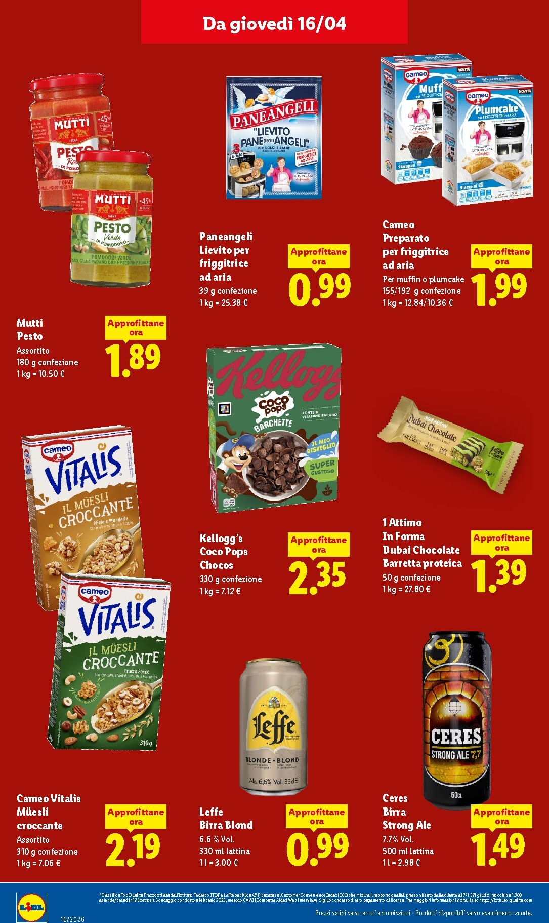 lidl - Volantino Lidl per la prossima settimana dal giovedì 16/04/2026 al mercoledì 22/04/2026 - page: 14