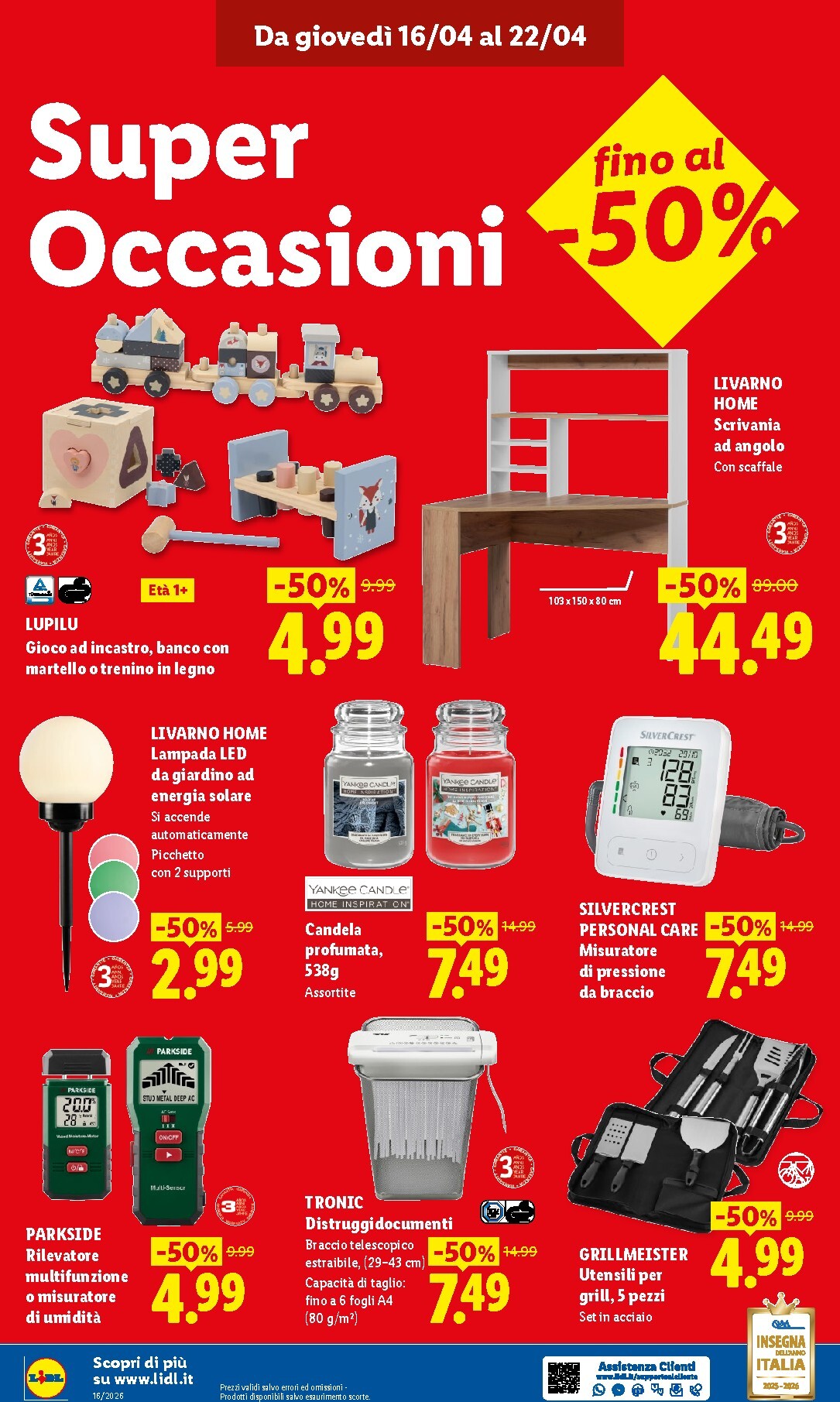 lidl - Volantino futuro Lidl - Offerte Speciali Cerveteri valido dal giovedì 16/04/2026 al mercoledì 22/04/2026 - page: 4