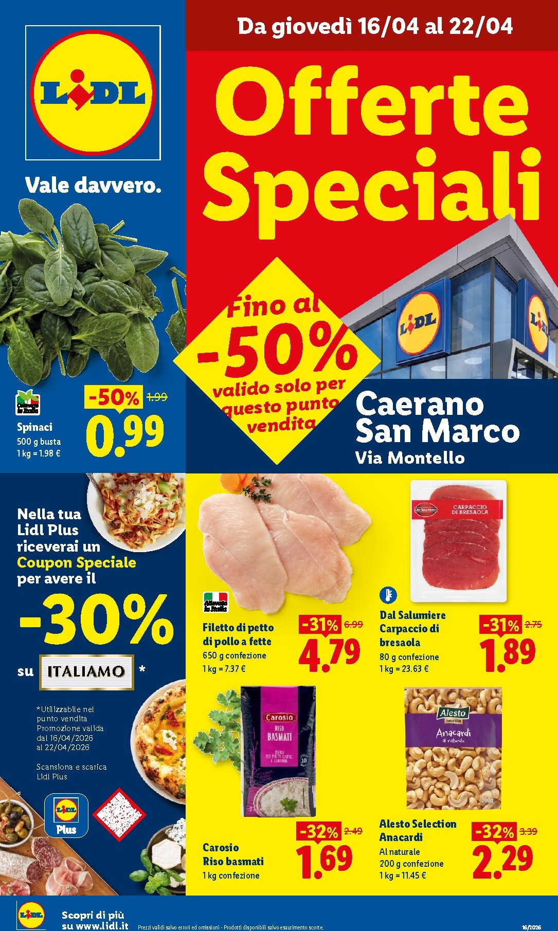 lidl - Volantino futuro Lidl - Offerte Speciali Caerano San Marco valido dal giovedì 16/04/2026 al mercoledì 22/04/2026