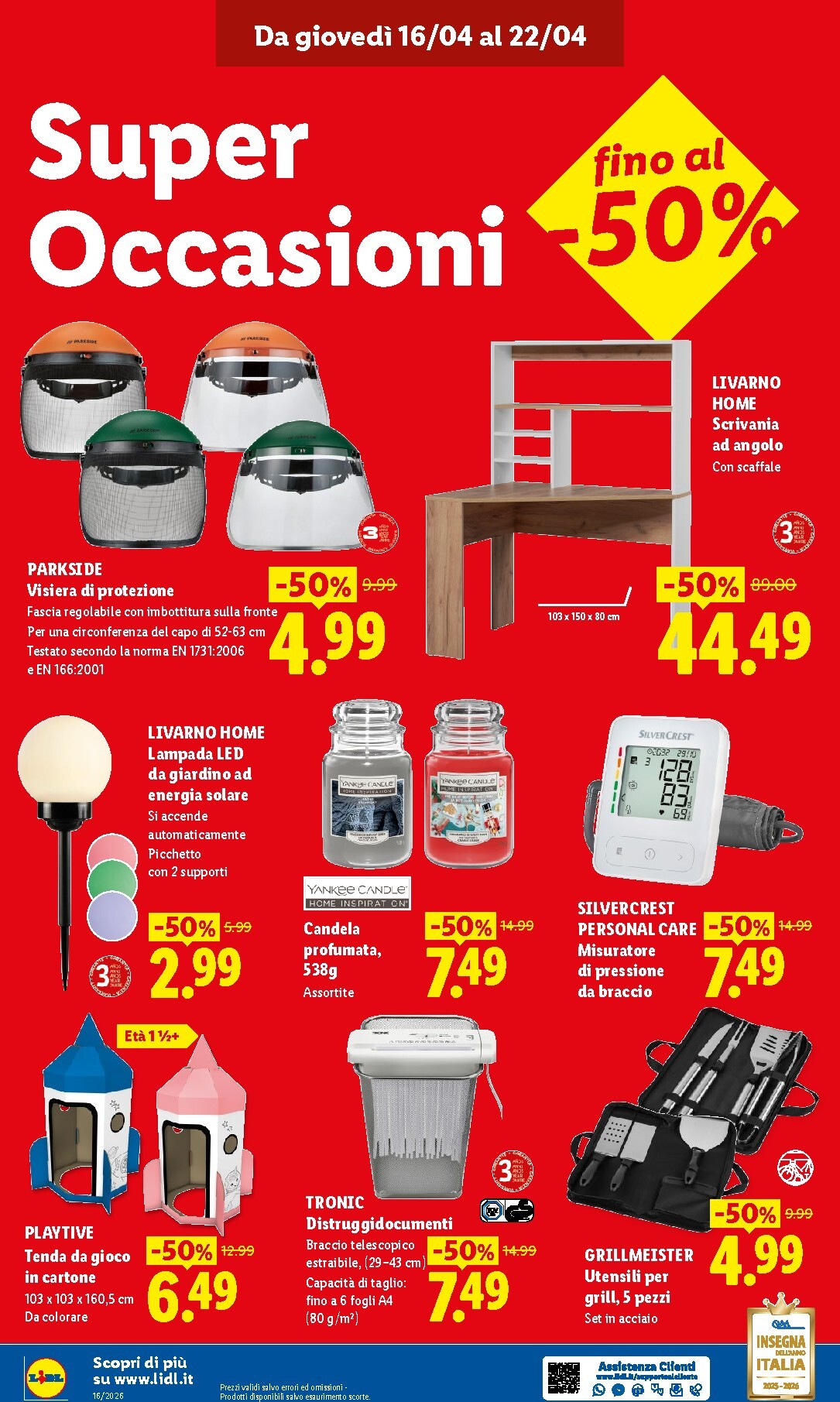 lidl - Volantino attuale di Lidl - Olbia valido dal giovedì 16/04/2026 al mercoledì 22/04/2026 - page: 4