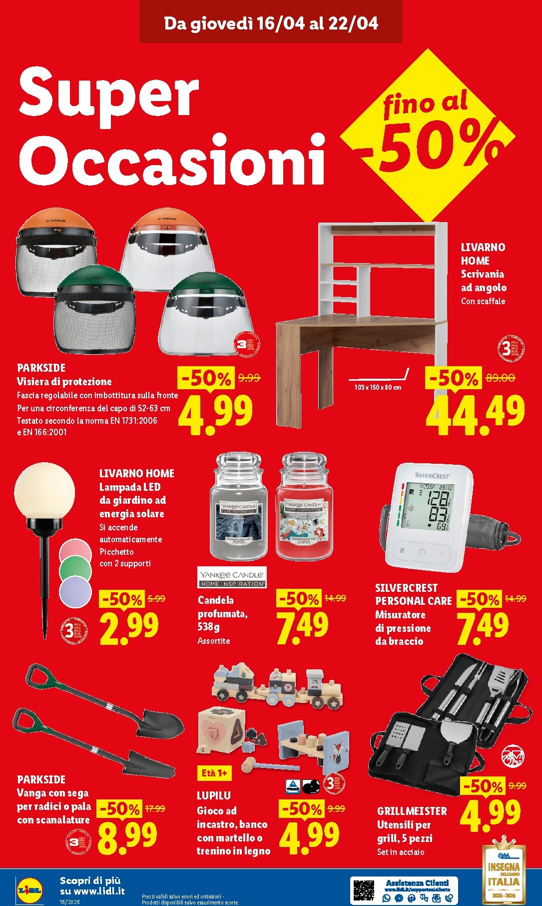 lidl - Volantino attuale di Lidl - Giussano valido dal giovedì 16/04/2026 al mercoledì 22/04/2026 - page: 4