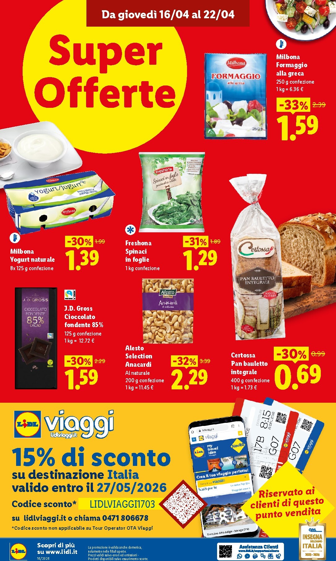 lidl - Volantino attuale di Lidl - Fermo valido dal giovedì 16/04/2026 al mercoledì 22/04/2026 - page: 8