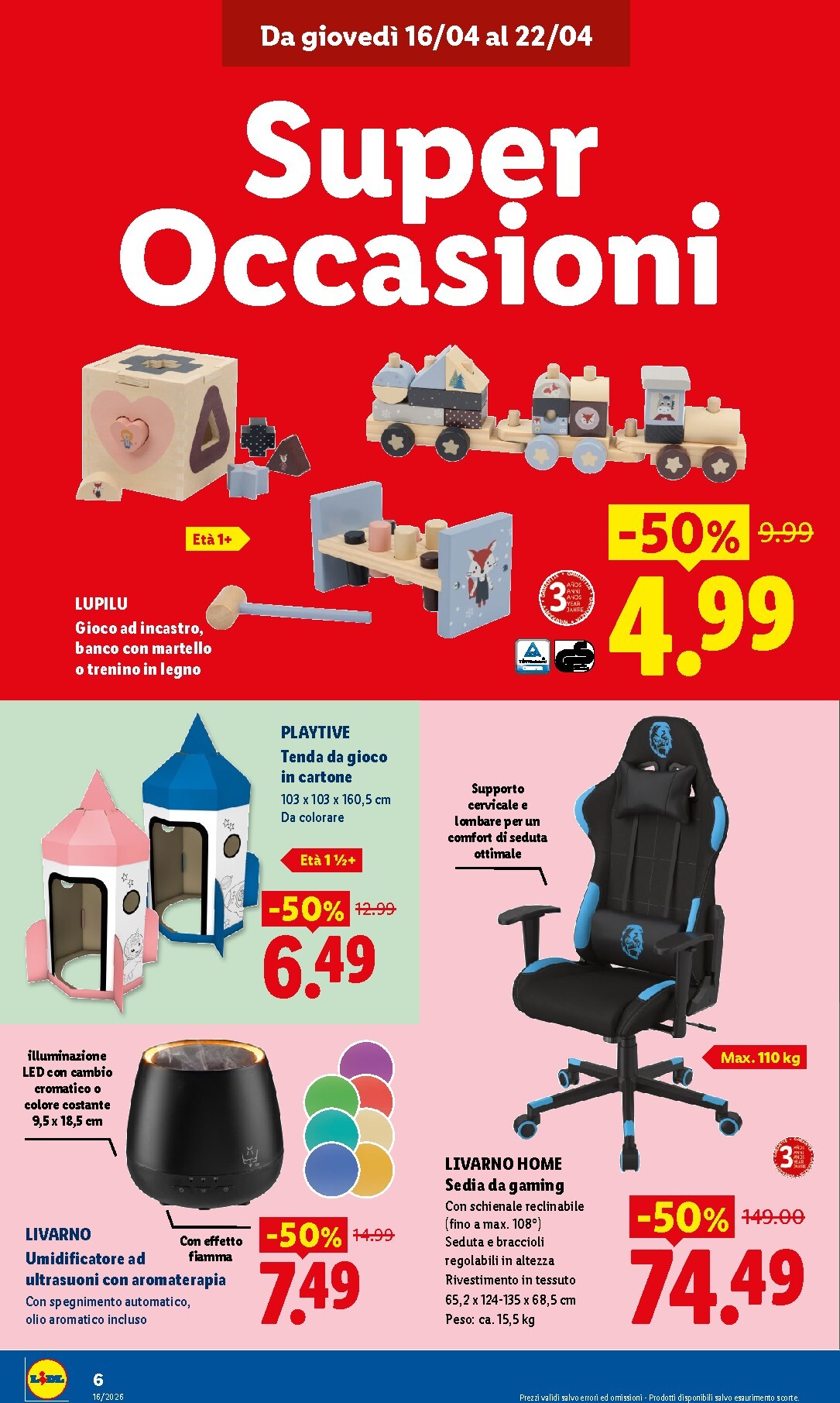 lidl - Volantino attuale di Lidl - Fermo valido dal giovedì 16/04/2026 al mercoledì 22/04/2026 - page: 6