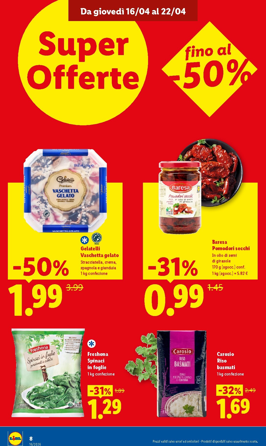 lidl - Volantino attuale di Lidl - Bologna valido dal giovedì 16/04/2026 al mercoledì 22/04/2026 - page: 8