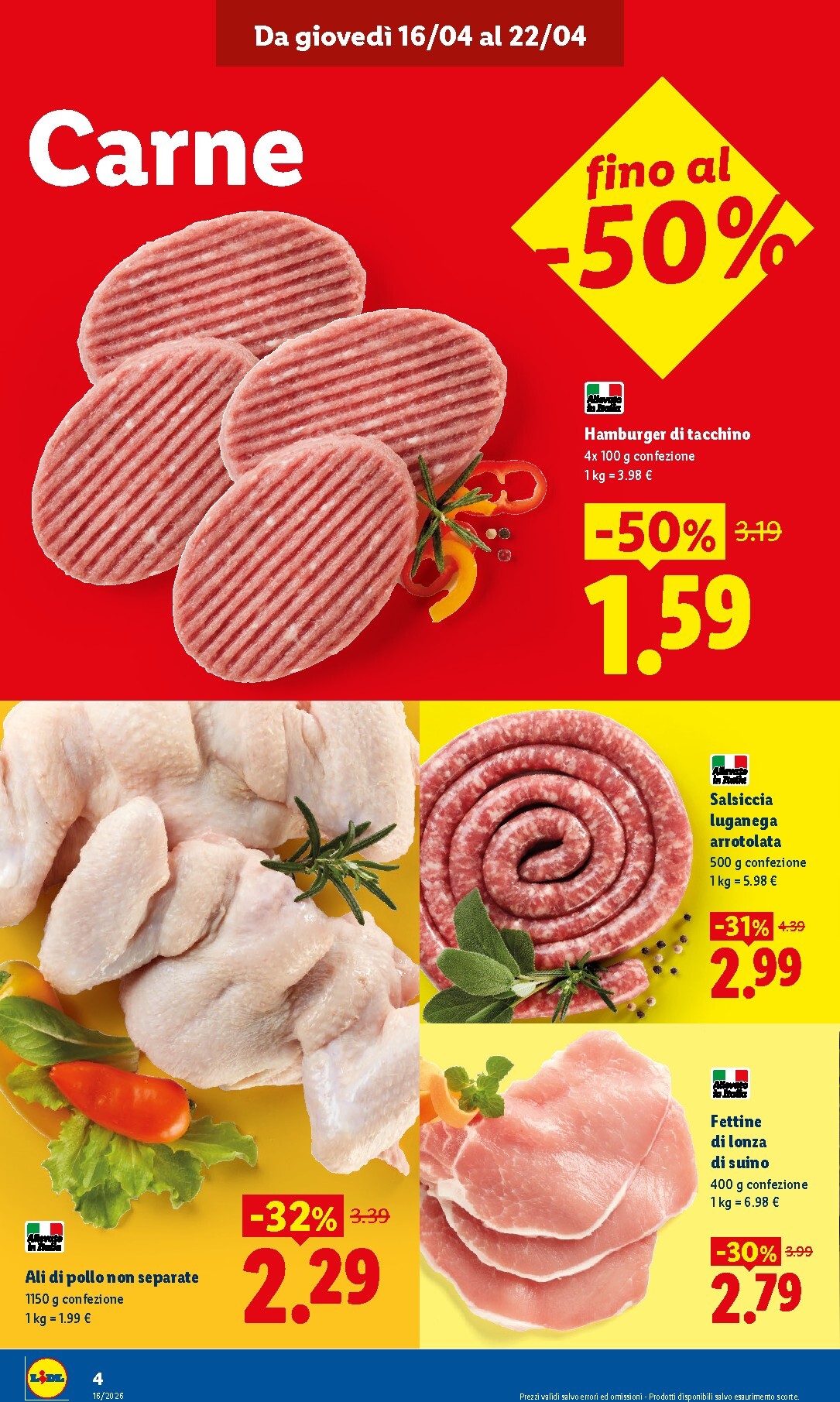 lidl - Volantino attuale di Lidl - Bologna valido dal giovedì 16/04/2026 al mercoledì 22/04/2026 - page: 4