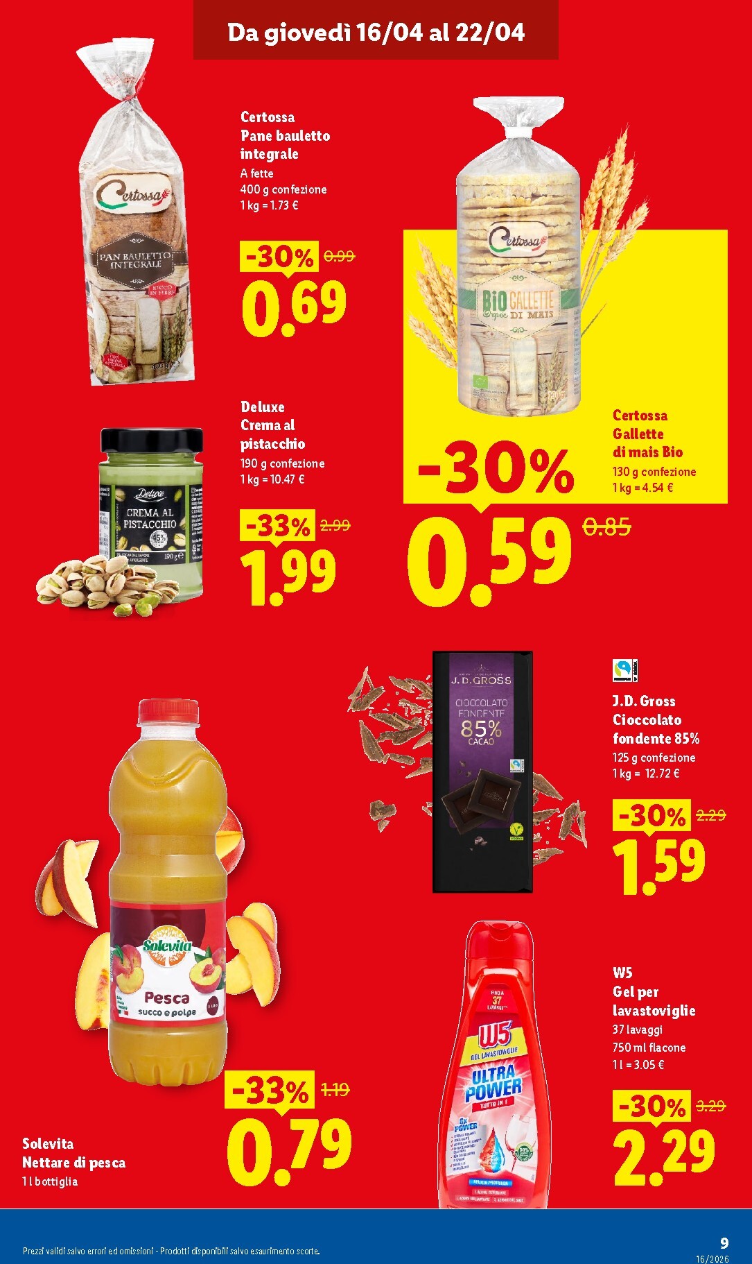 lidl - Volantino attuale di Lidl - Bologna valido dal giovedì 16/04/2026 al mercoledì 22/04/2026 - page: 9
