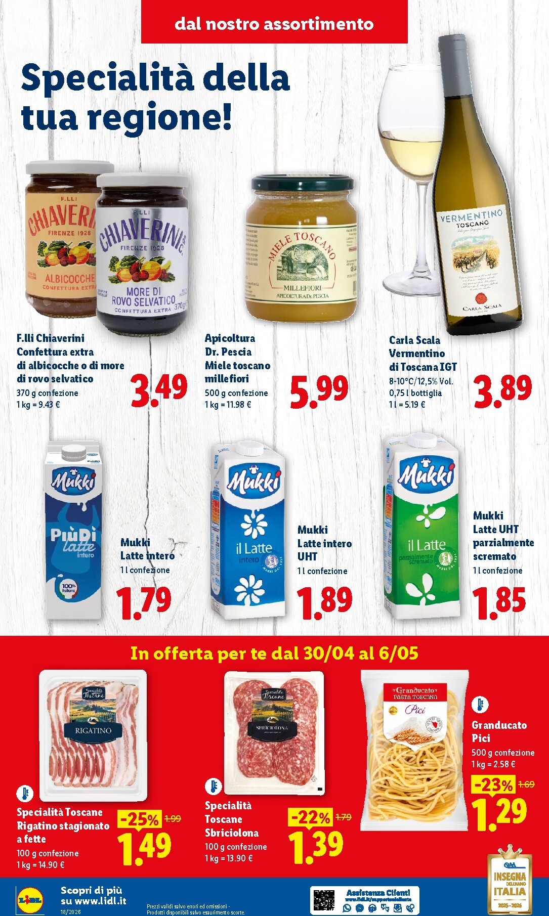 lidl - Volantino Lidl - Toscana per la prossima settimana dal giovedì 30/04/2026 al mercoledì 06/05/2026 - page: 4