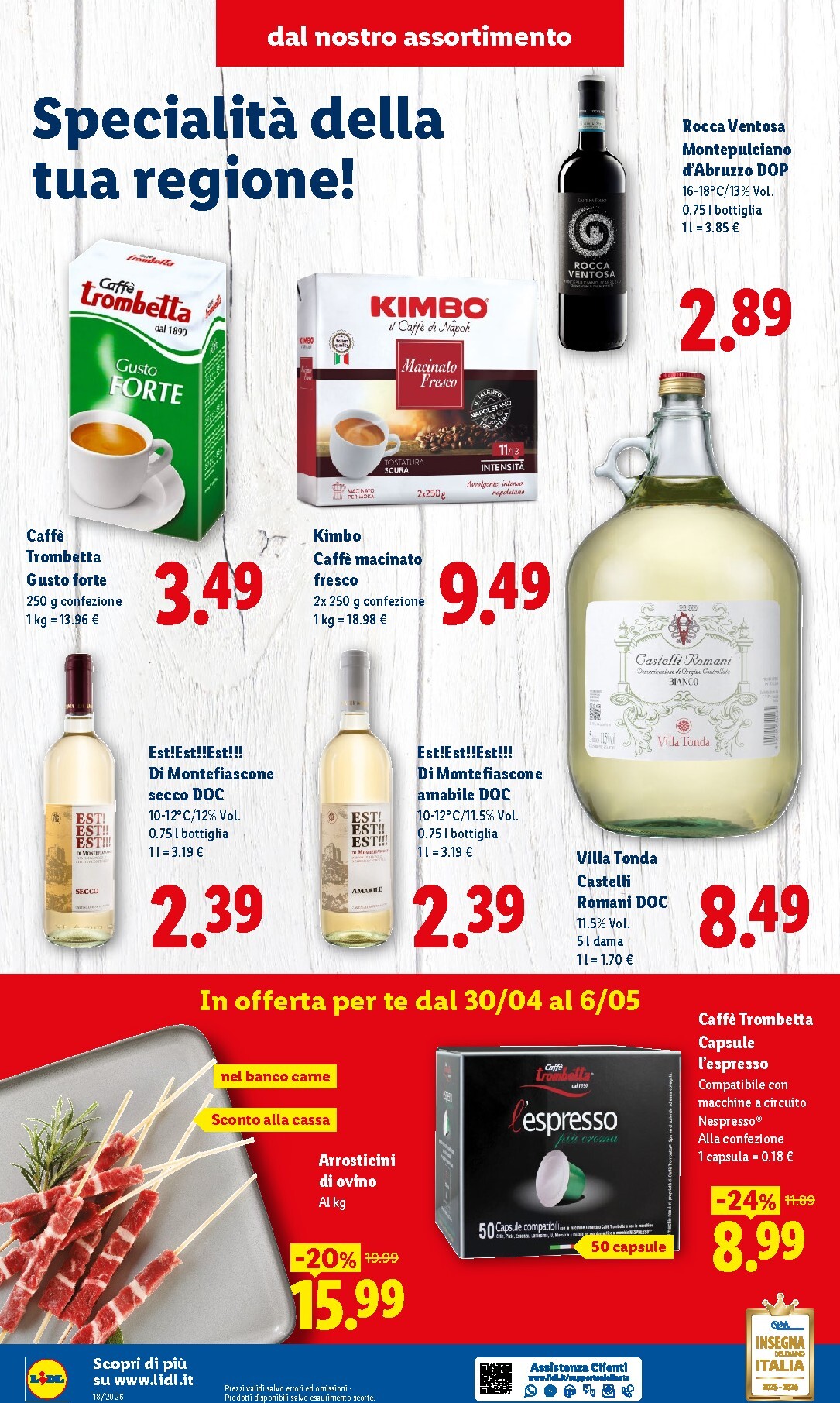 lidl - Volantino Lidl - Centro Italia per la prossima settimana dal giovedì 30/04/2026 al mercoledì 06/05/2026 - page: 4