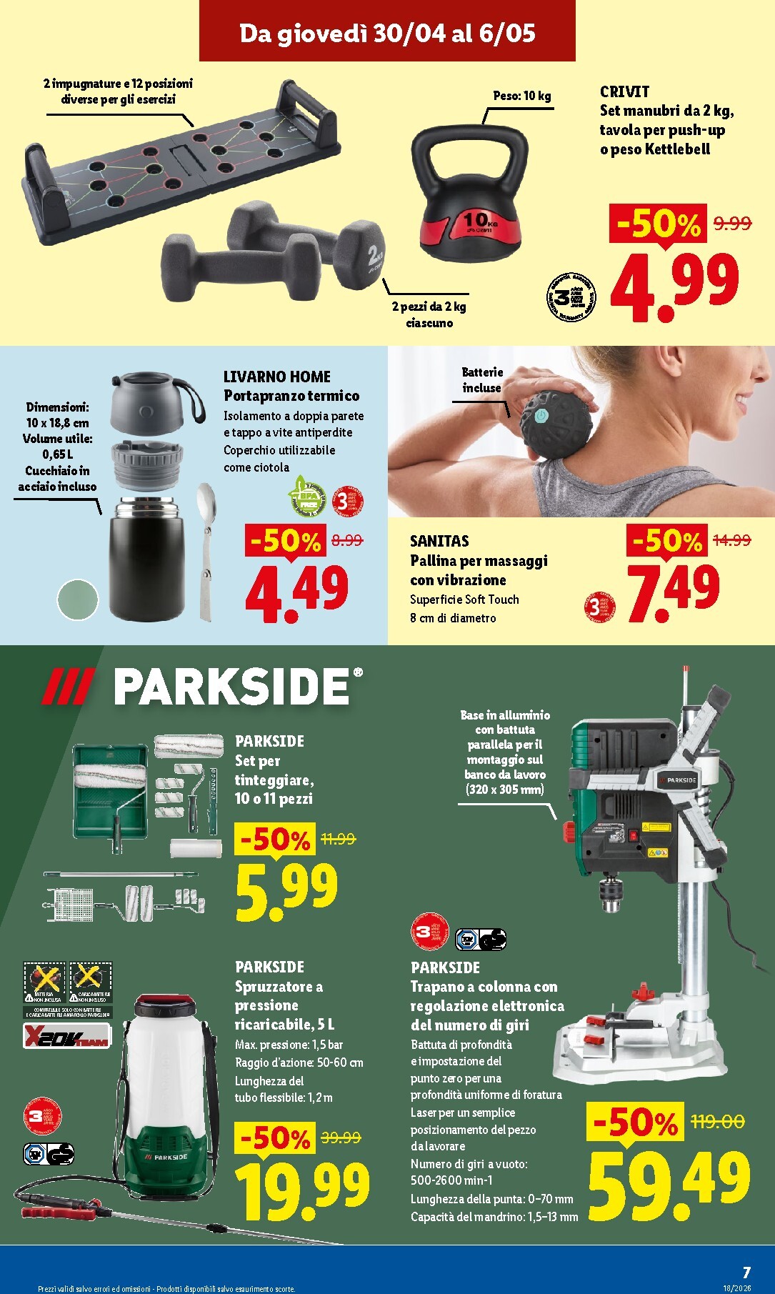 lidl - Volantino attuale di Lidl - Bologna valido dal giovedì 30/04/2026 al mercoledì 06/05/2026 - page: 7