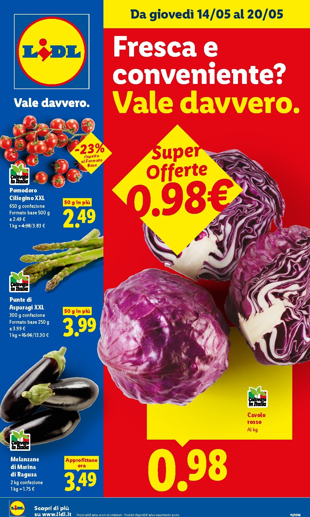 lidl - Volantino futuro Lidl - Fresca e Conveniente valido dal giovedì 14/05/2026 al mercoledì 20/05/2026