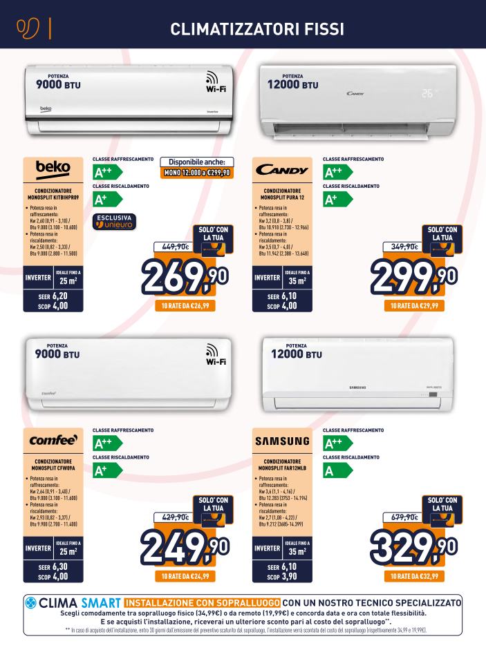 unieuro - Volantino attuale di Unieuro - Speciale Clima Sfoglia lo speciale valido dal venerdì 22/05/2026 al mercoledì 10/06/2026 - page: 2