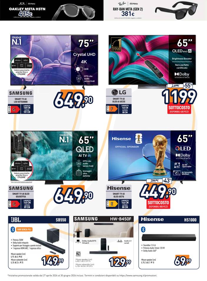 unieuro - Volantino attuale di Unieuro valido dal venerdì 22/05/2026 al domenica 31/05/2026 - page: 3