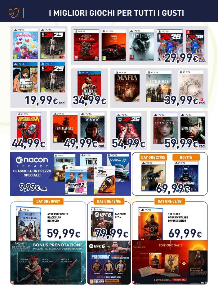 unieuro - Volantino attuale di Unieuro - Speciale Games valido dal mercoledì 27/05/2026 al venerdì 12/06/2026 - page: 4