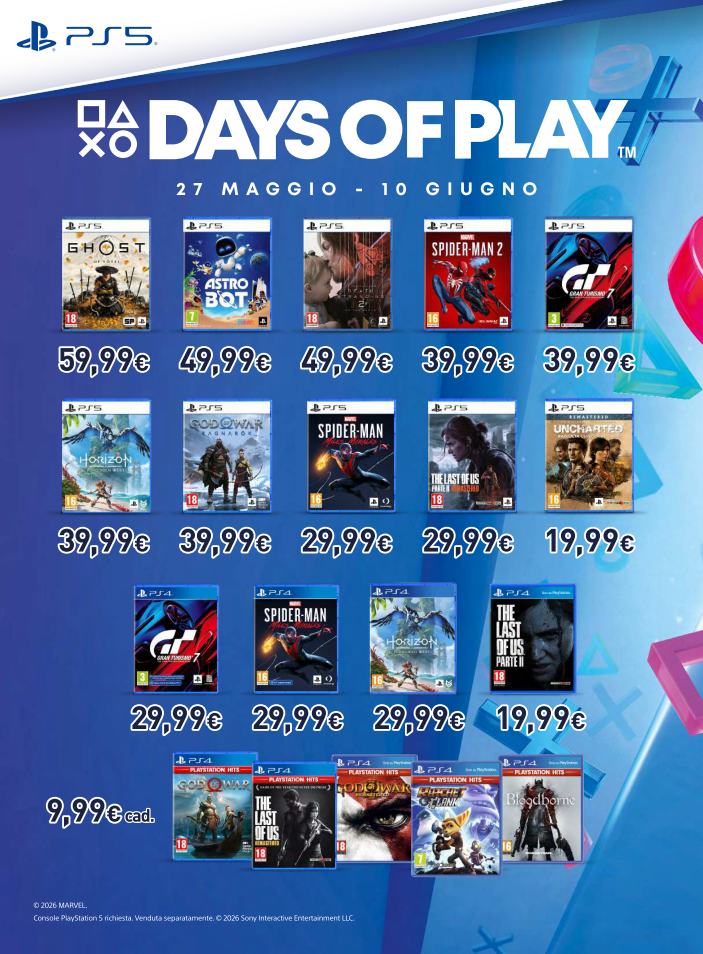 unieuro - Volantino attuale di Unieuro - Speciale Games valido dal mercoledì 27/05/2026 al venerdì 12/06/2026 - page: 2