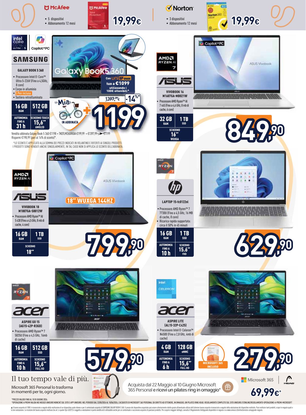 unieuro - Volantino attuale di Unieuro - La Mia valido dal venerdì 29/05/2026 al domenica 14/06/2026 - page: 14