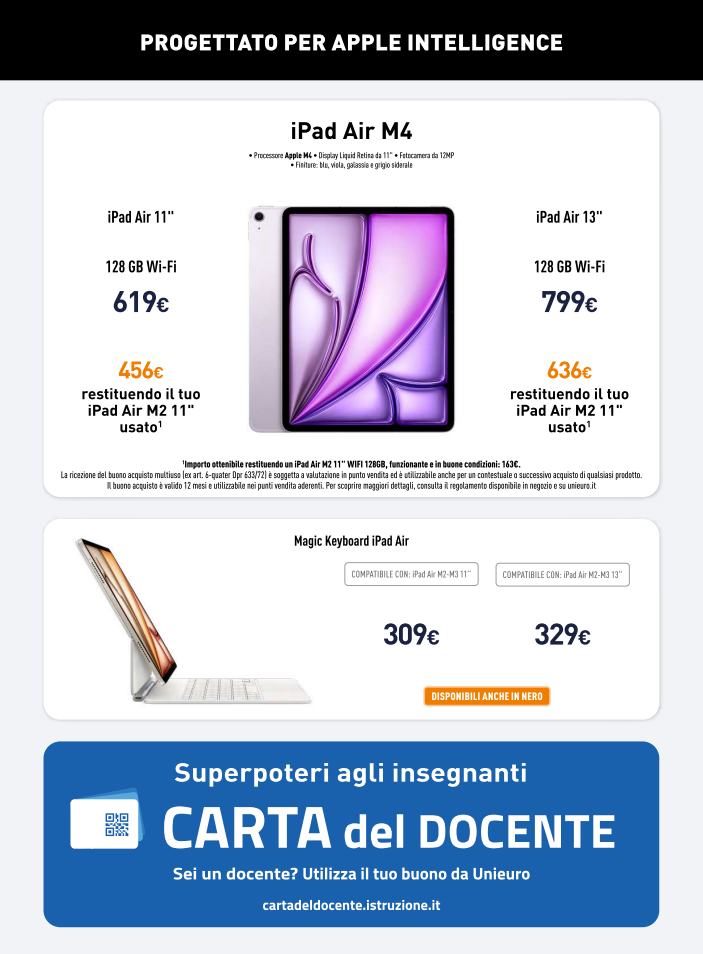 unieuro - Volantino attuale di Unieuro - Speciale Apple valido dal giovedì 18/06/2026 al mercoledì 24/06/2026 - page: 9