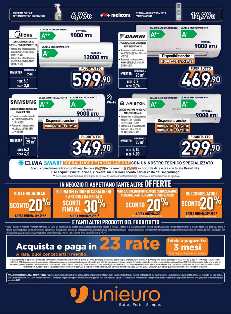 unieuro - Volantino attuale di Unieuro valido dal lunedì 10/08/2026 al domenica 23/08/2026 - page: 26