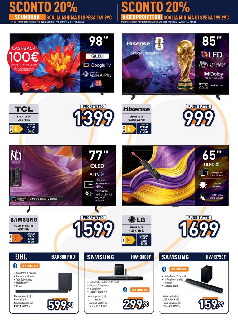 unieuro - Volantino attuale di Unieuro valido dal lunedì 10/08/2026 al domenica 23/08/2026 - page: 2